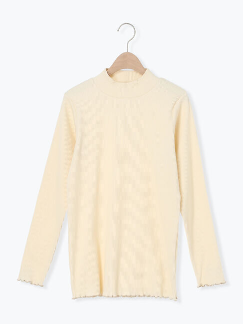 Samansa Mos2「リブハイネックインナー」|Tシャツ・カットソー|