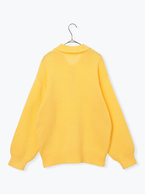 sm2rhythm「モヘヤライク衿付ニットプルオーバー」|ニット・セーター|