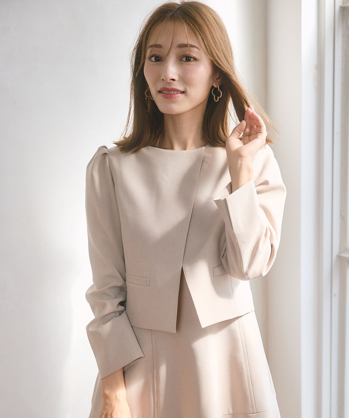 Maglie le cassetto「《M Maglie le cassetto&times;吉田理紗》アシメショートジャケット」|その他|