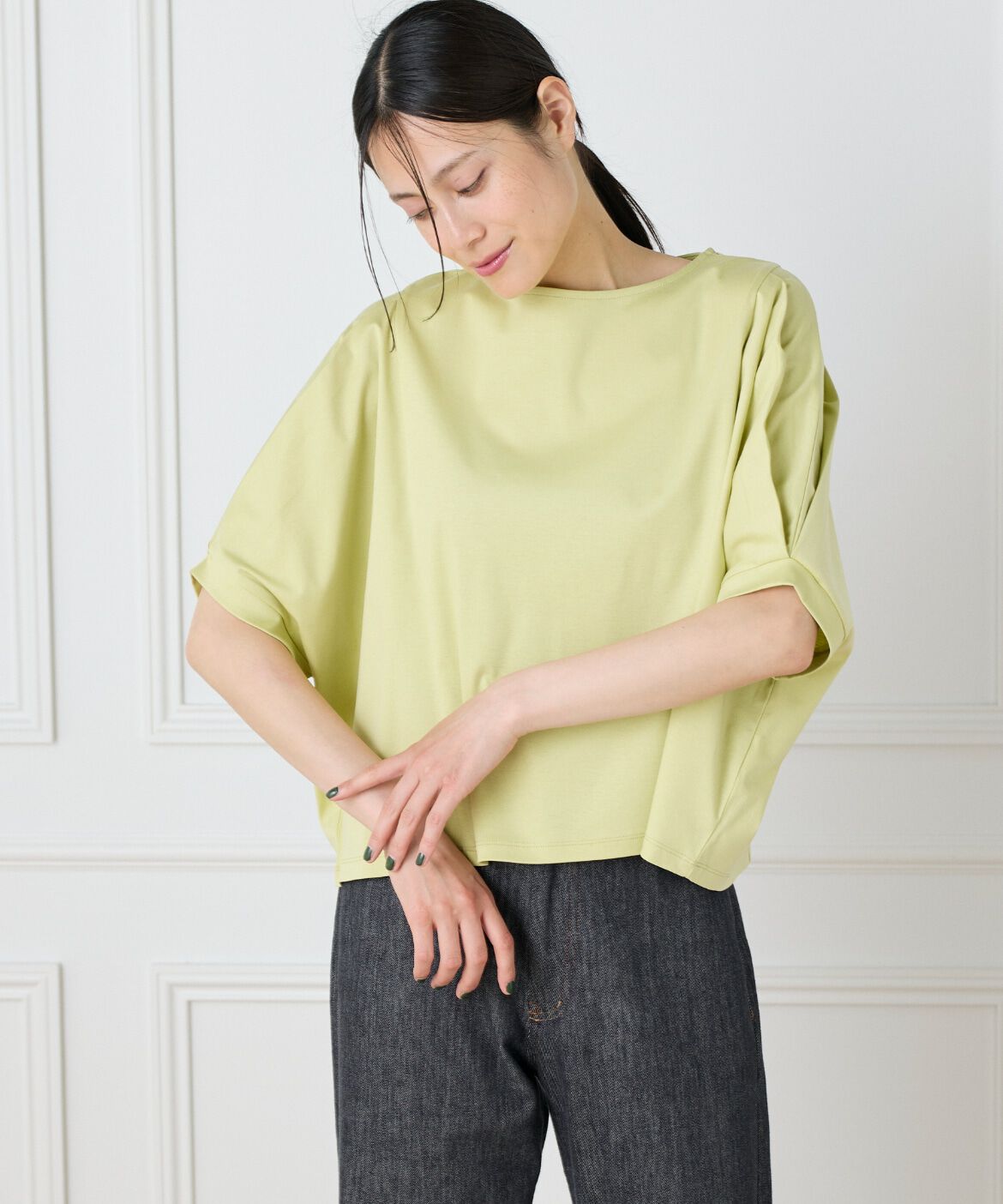 DAY by DAY it&rsquo;s international「切替タックプルオーバー」|Tシャツ・カットソー|イエロー