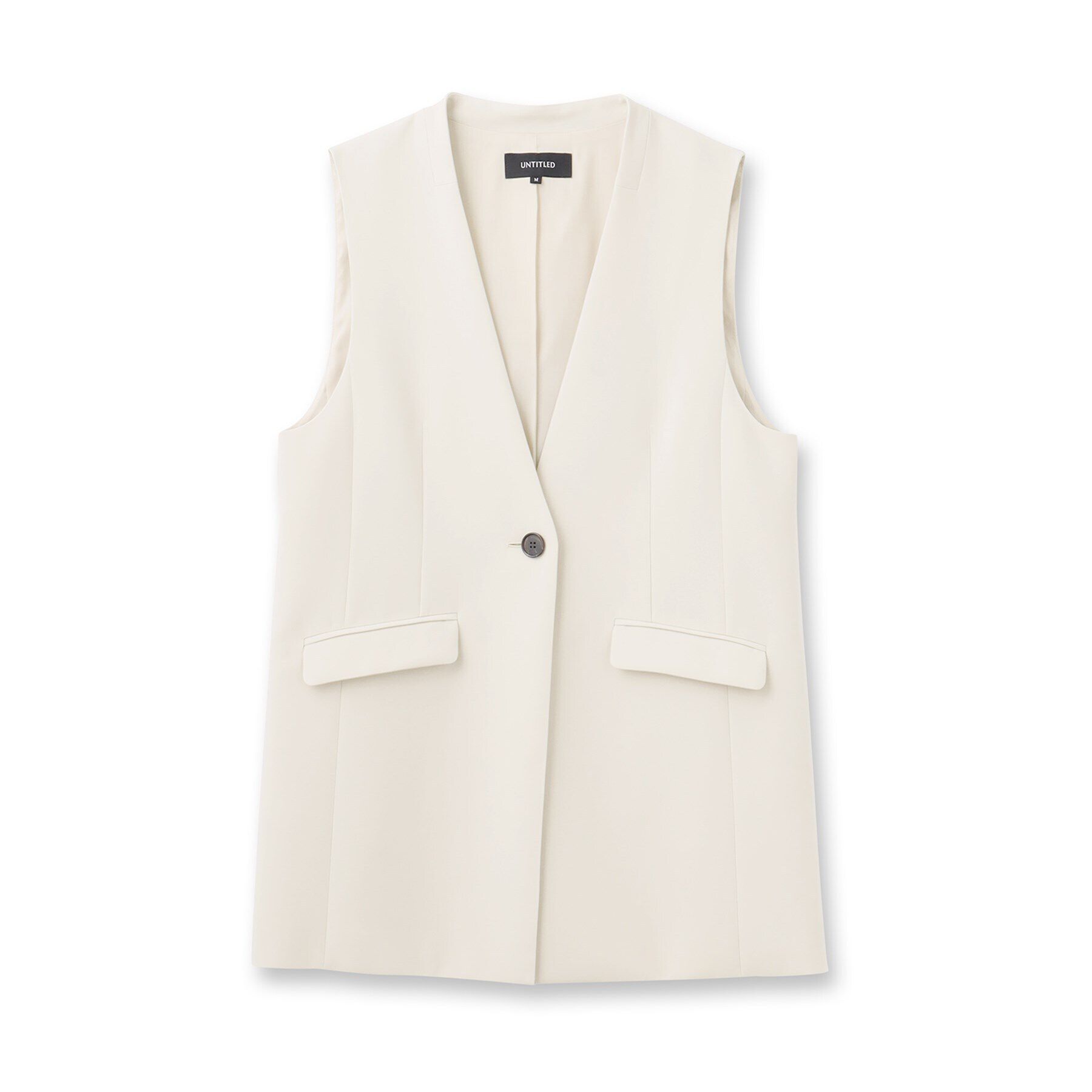 UNTITLED「【セットアップ可能】カラーレスジレ」|ベスト・ジレ|
