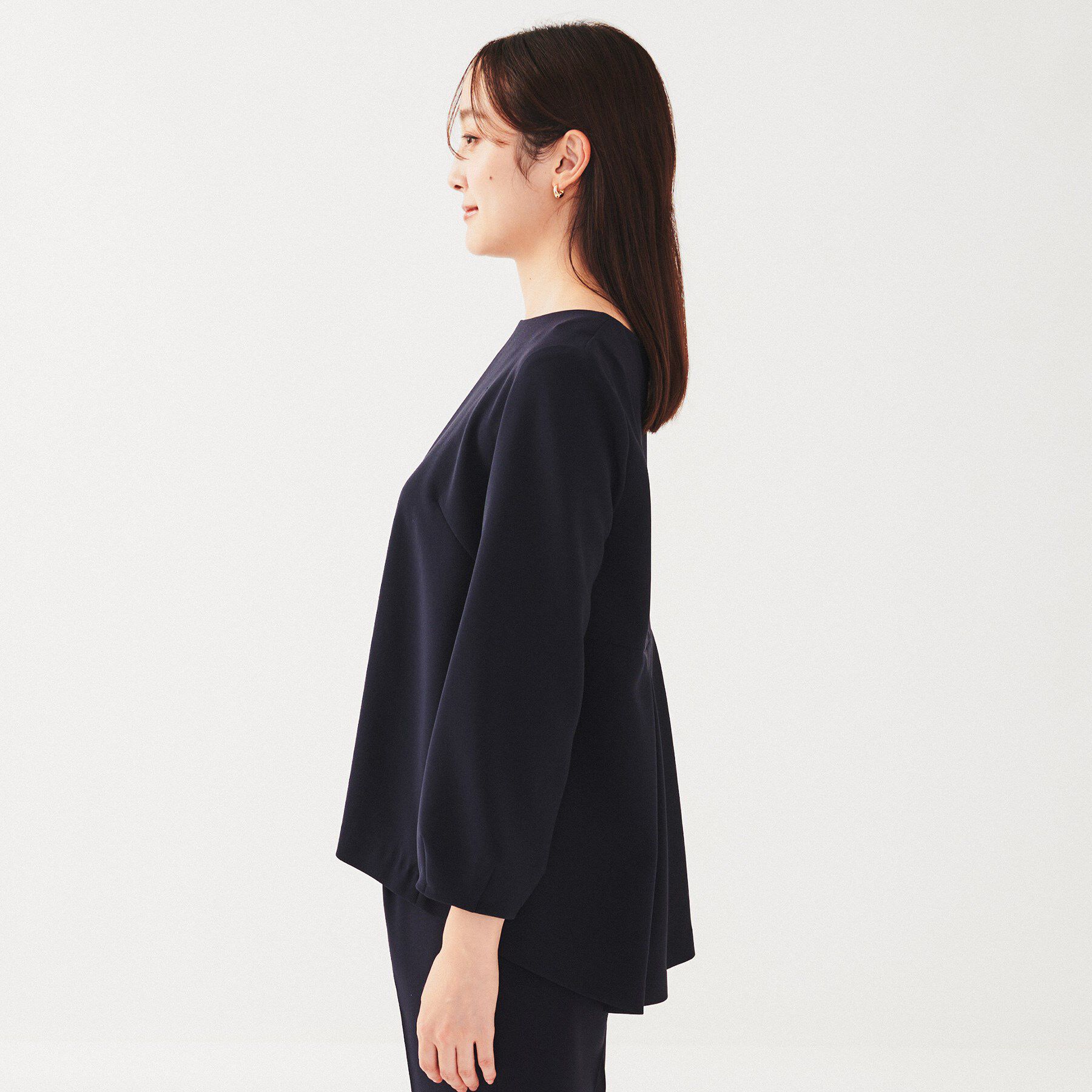 UNTITLED「【セットアップ可能】ペプラムブラウス」|シャツ・ブラウス|