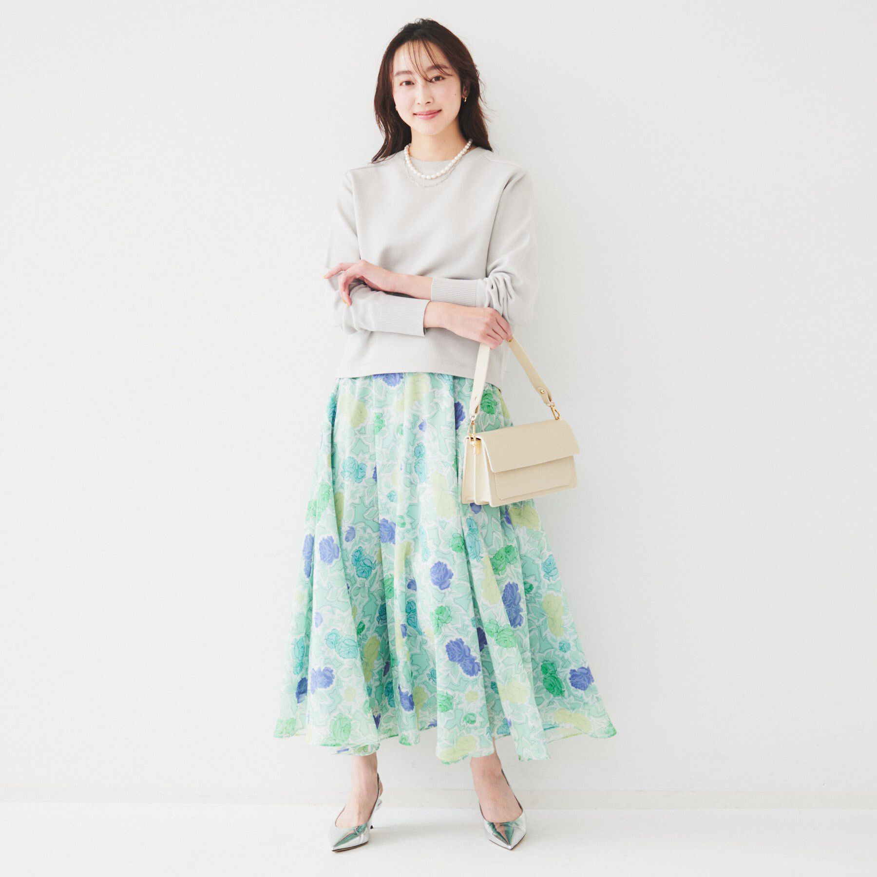 UNTITLED「【オンオフ使える】ドルマンスリーブニット」|ニット・セーター|