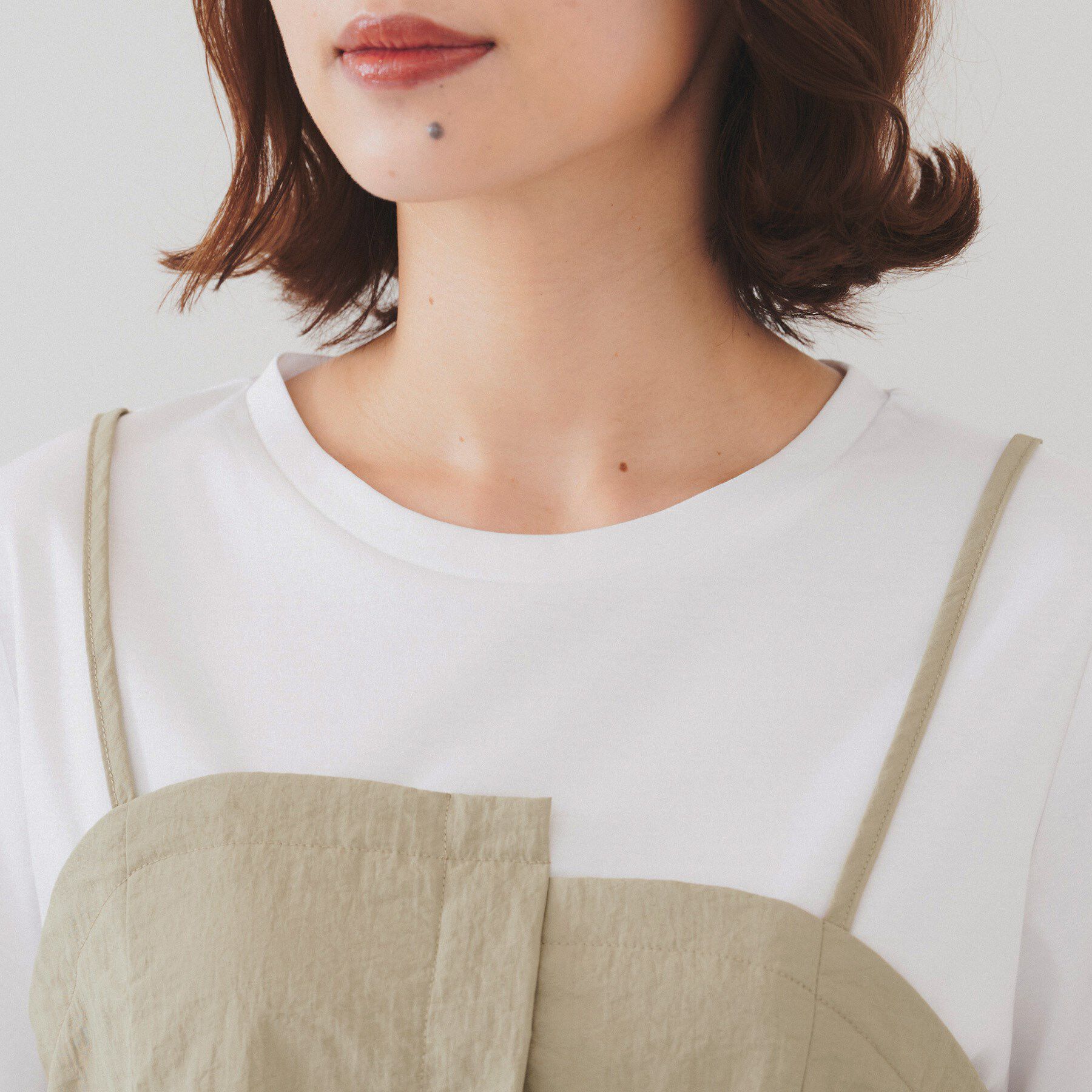 UNTITLED「【洗える/Tシャツ】ビスチェドッキングプルオーバー」|Tシャツ・カットソー|