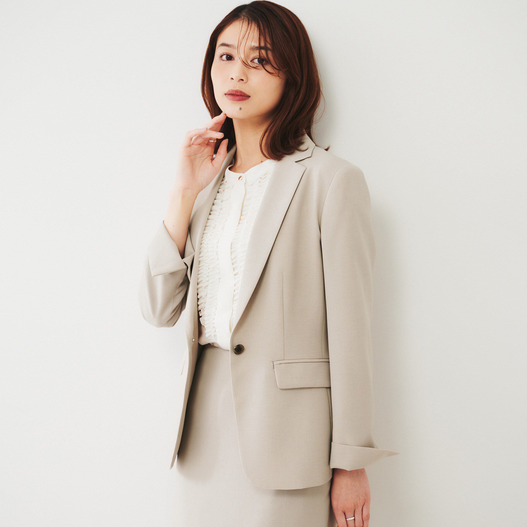 UNTITLED「【通勤スーツ】ライトウェイト テーラードジャケット」|テーラードジャケット|