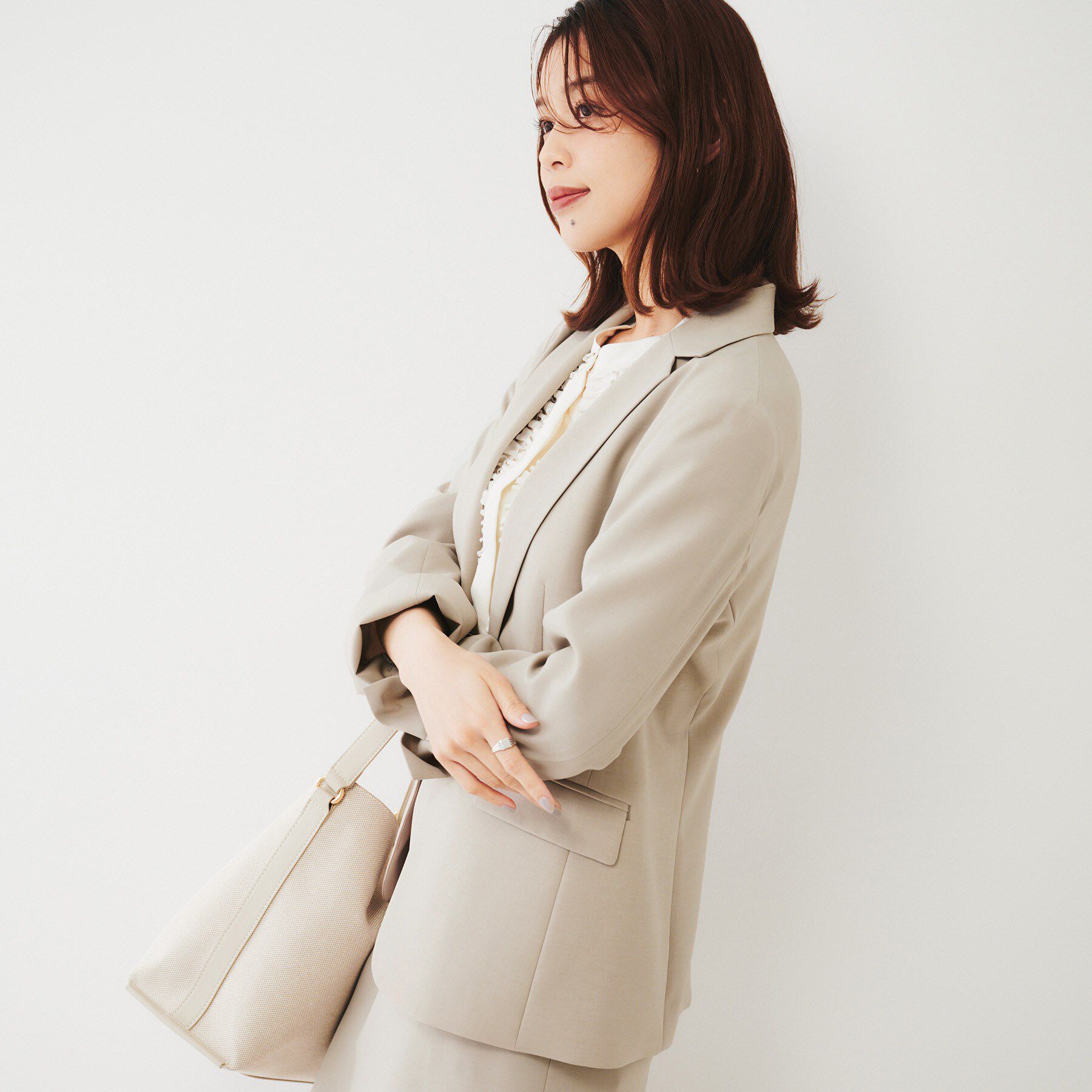 UNTITLED「【通勤スーツ】ライトウェイト テーラードジャケット」|テーラードジャケット|