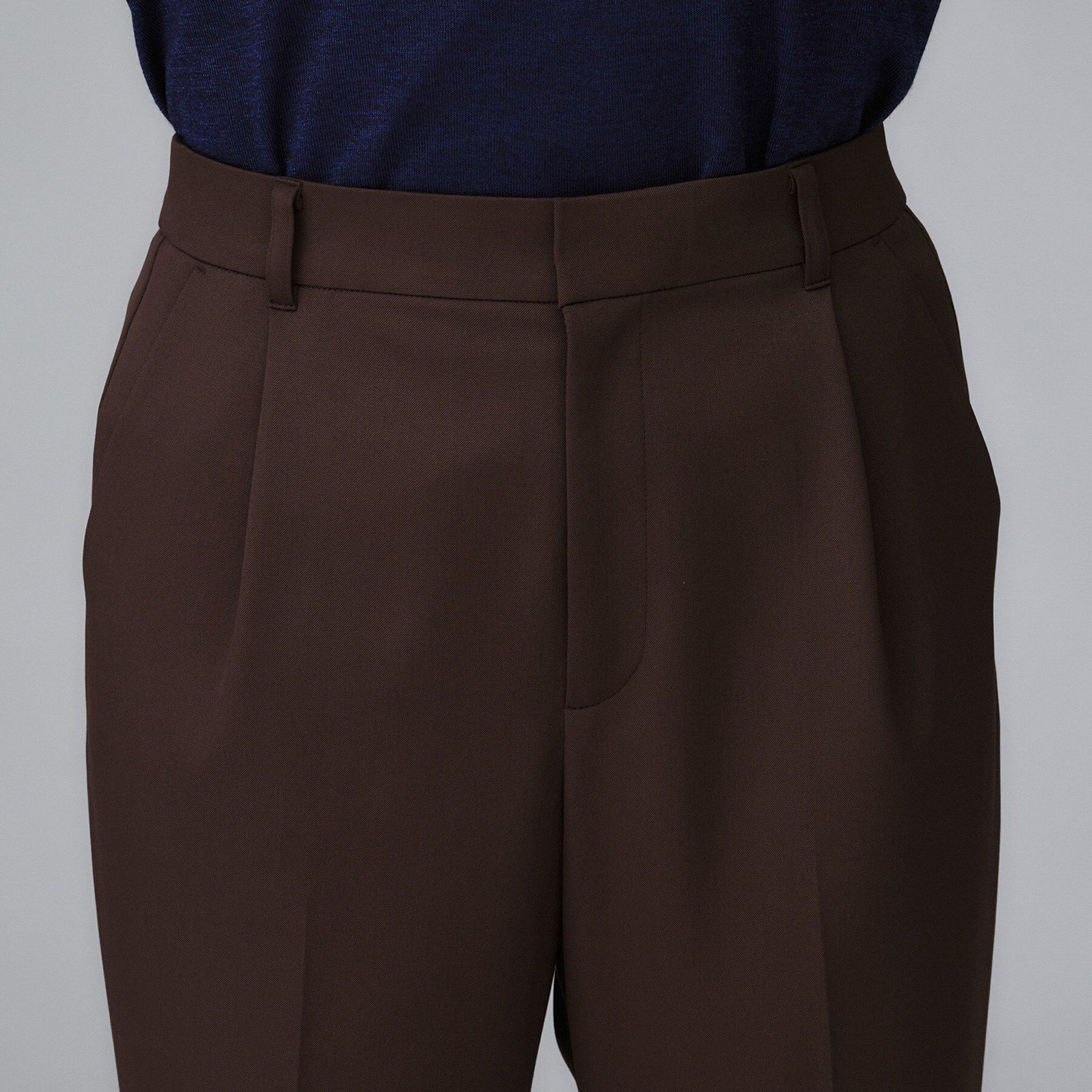 UNTITLED「【はっ水/後ろウエストゴム/洗える】ストレッチテーパードパンツ」|その他|