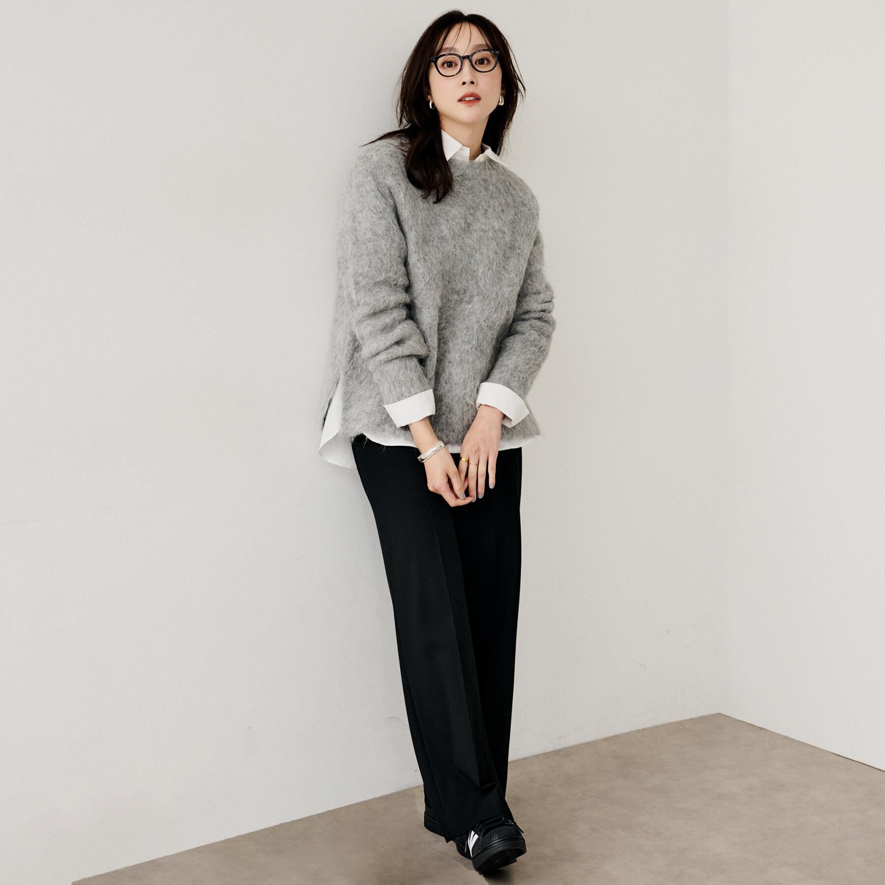 UNTITLED「【あったか素材/ストレッチ性】裏起毛ワイドパンツ」|その他|