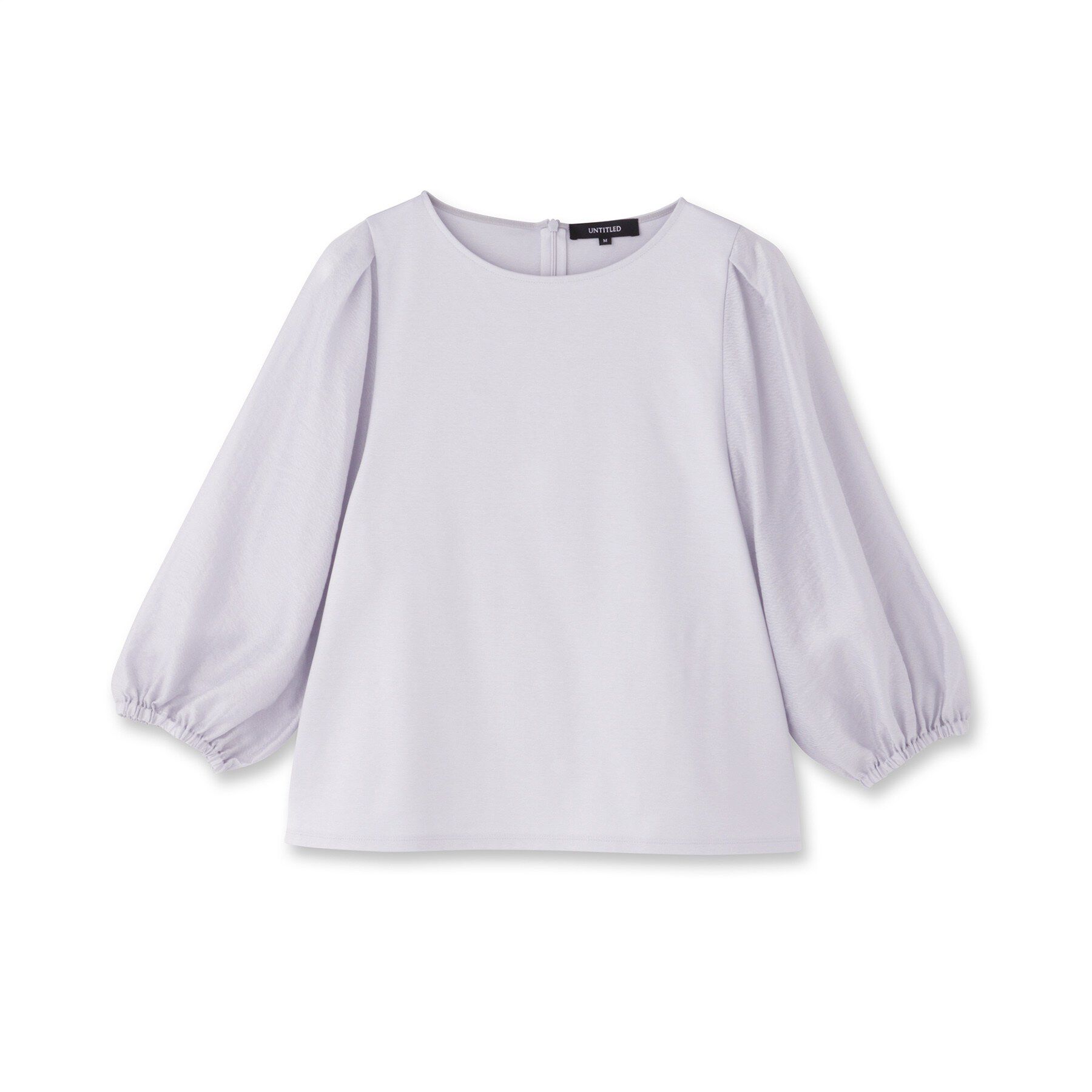 UNTITLED「【洗える/袖シアー】ポンチ袖ボリュームトップス」|Tシャツ・カットソー|