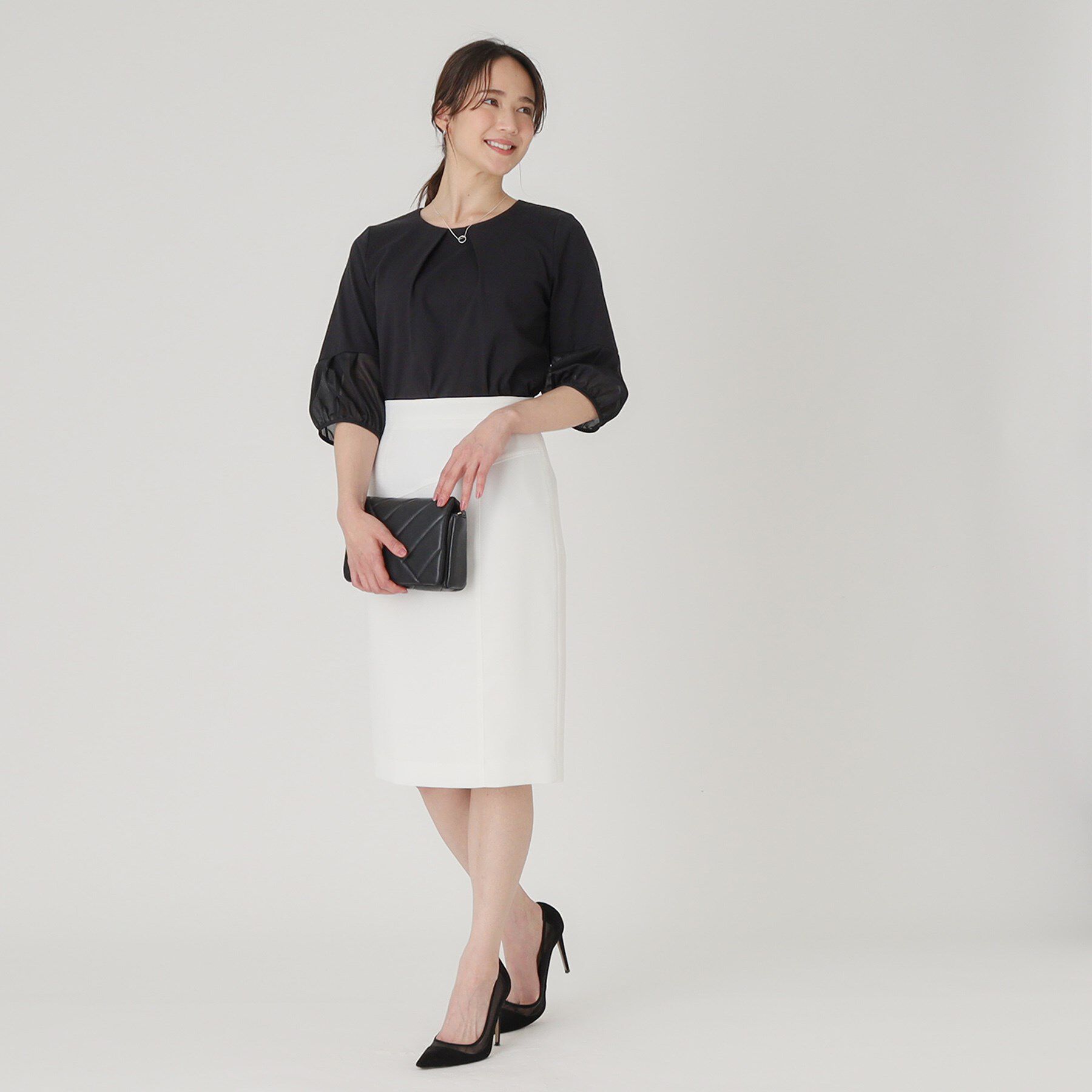 COUP DE CHANCE「【洗える／日本製】袖デザイントップス」|Tシャツ・カットソー|