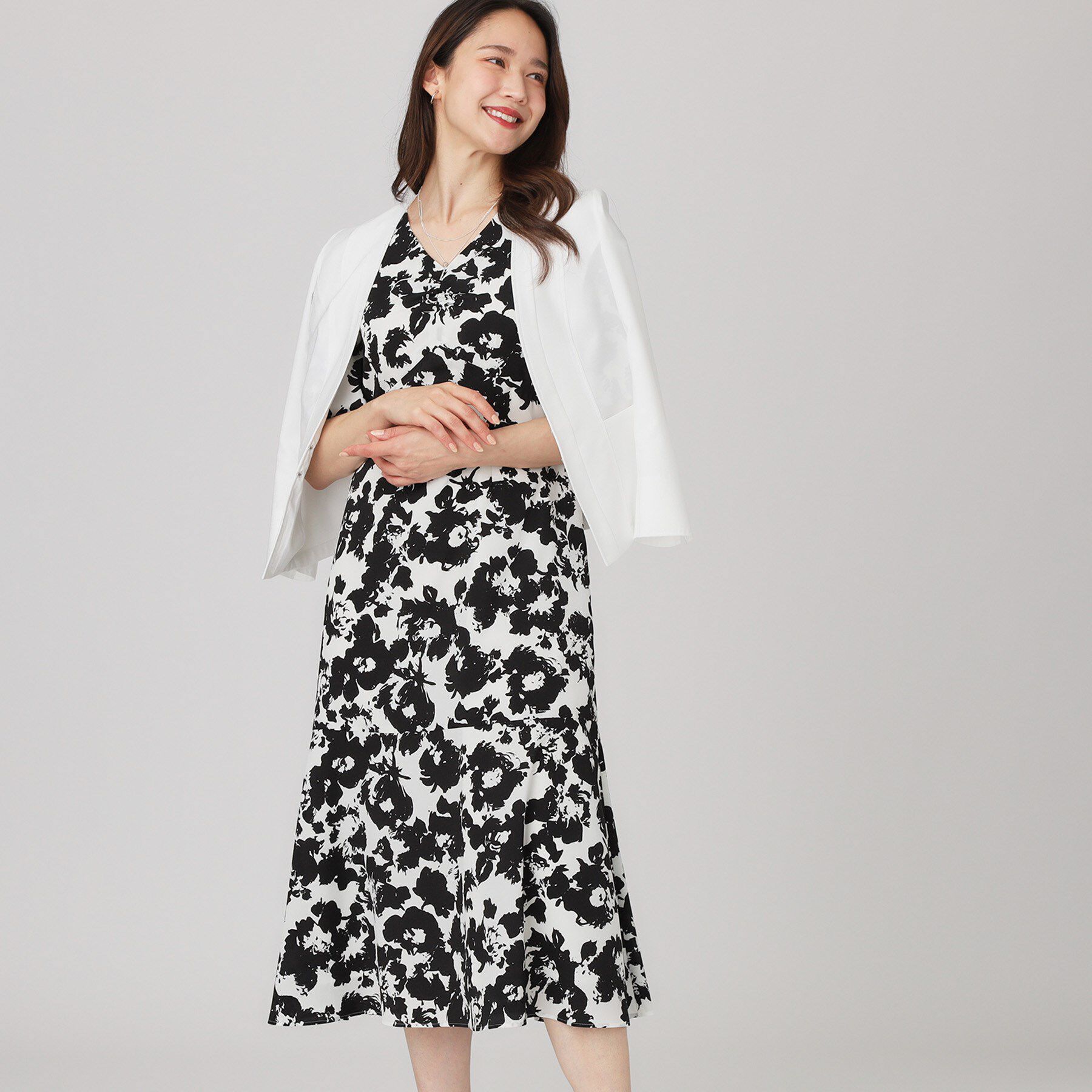 COUP DE CHANCE「【手洗い可／日本製】花柄ワンピース」|ワンピース|