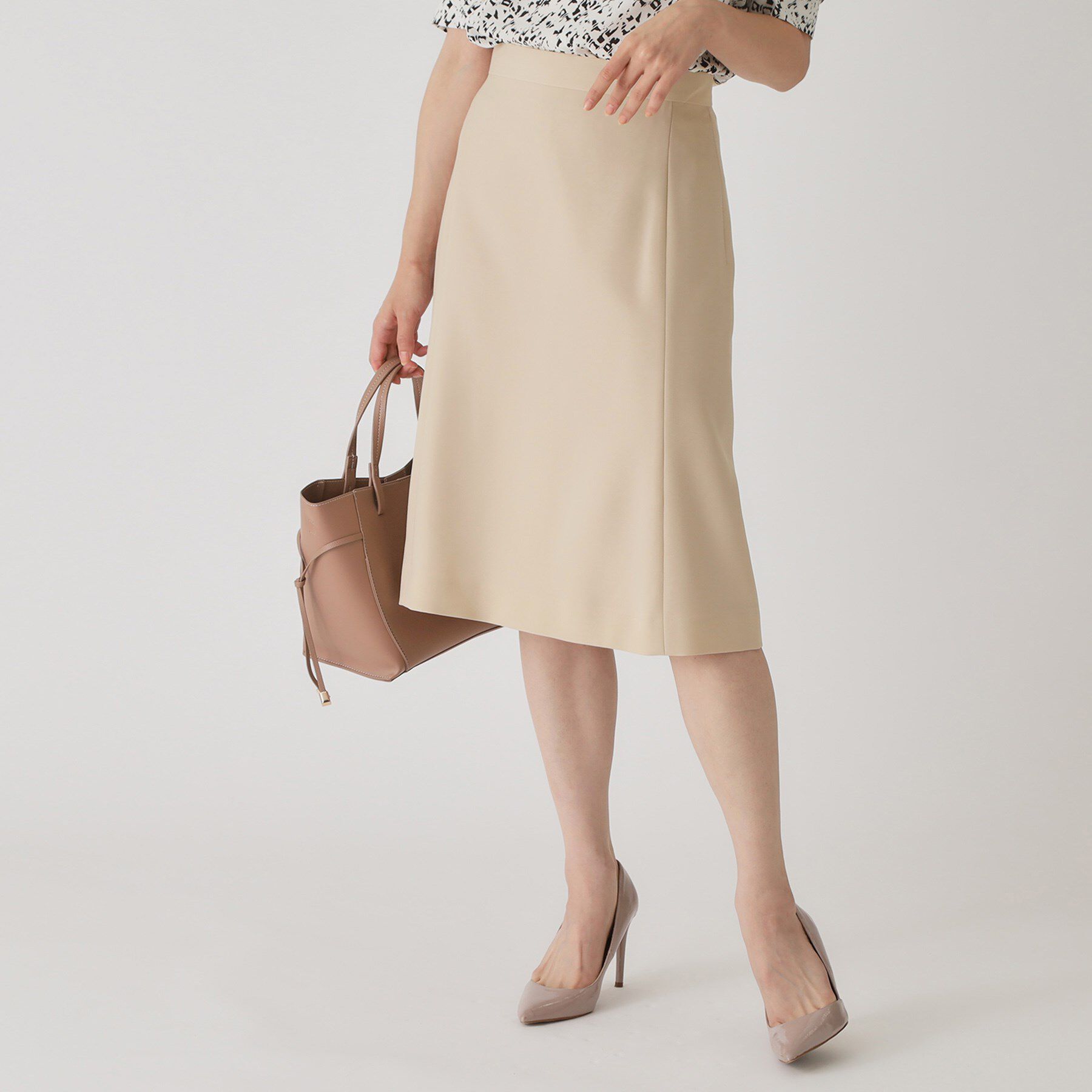 COUP DE CHANCE「【手洗い可／日本製】セミフレアスカート」|スカート|