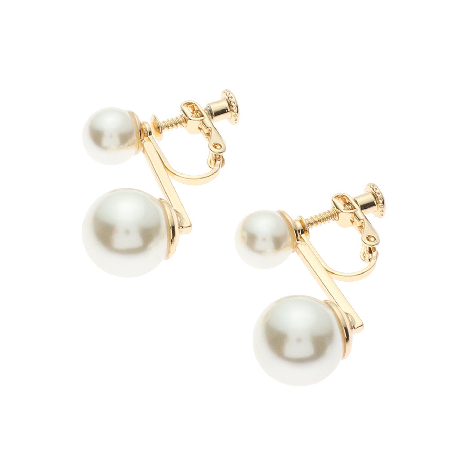 Reflect「【フォーマルにも使える】パール調イヤーアクセサリー」|ピアス|ゴールド(107)