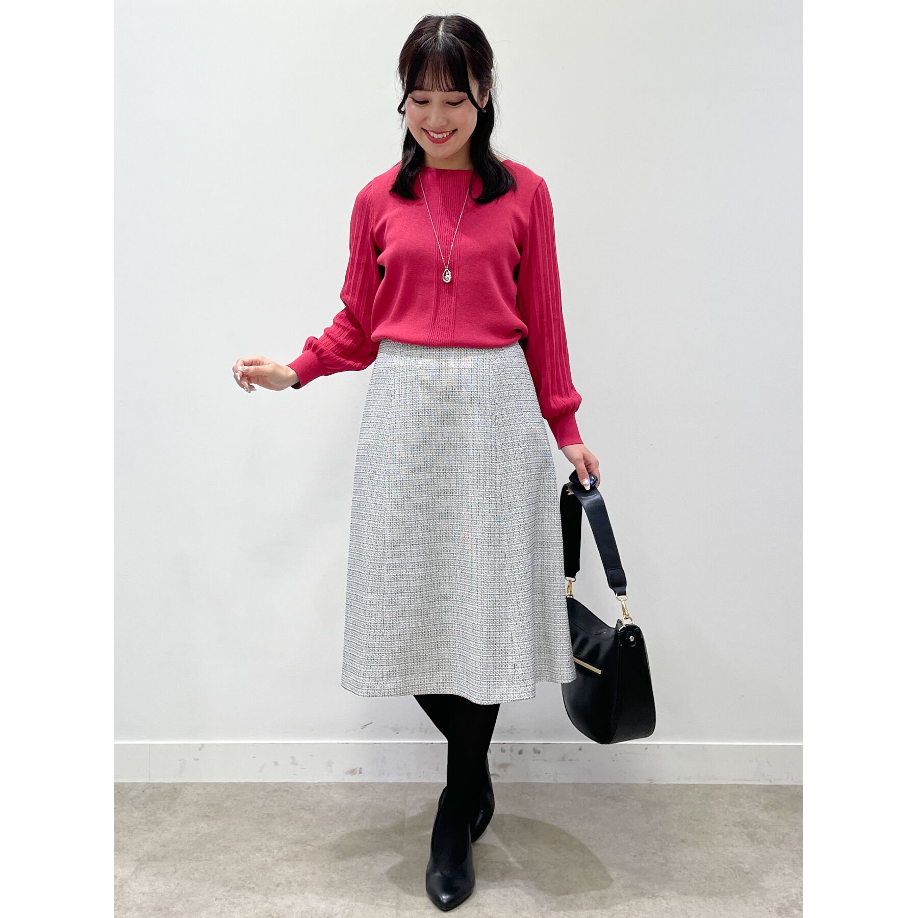 Reflect「【フォーマル/セットアップ可】ツイードスカート」|スカート|