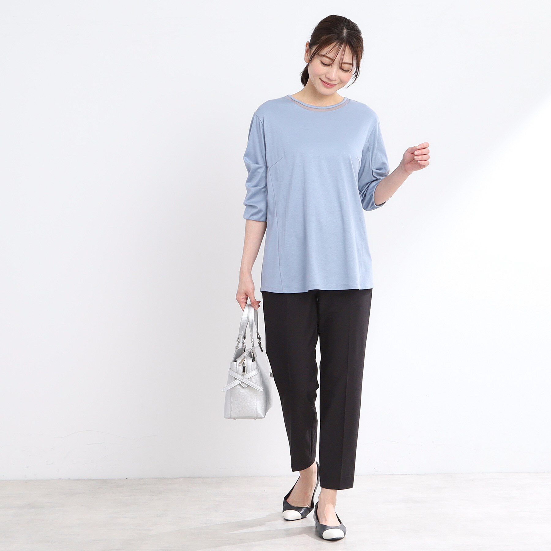 Reflect「【腰周りカバー】すっきり見えAラインカットソー」|Tシャツ・カットソー|