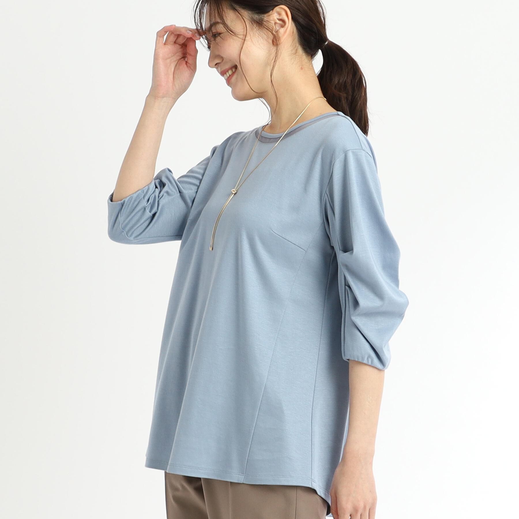 Reflect「【腰周りカバー】すっきり見えAラインカットソー」|Tシャツ・カットソー|