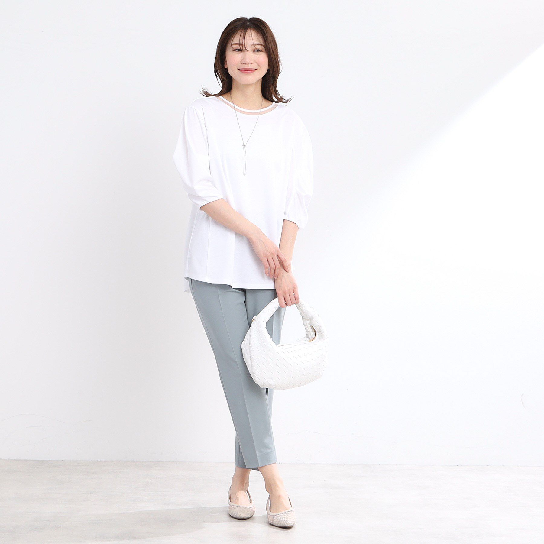 Reflect「【腰周りカバー】すっきり見えAラインカットソー」|Tシャツ・カットソー|