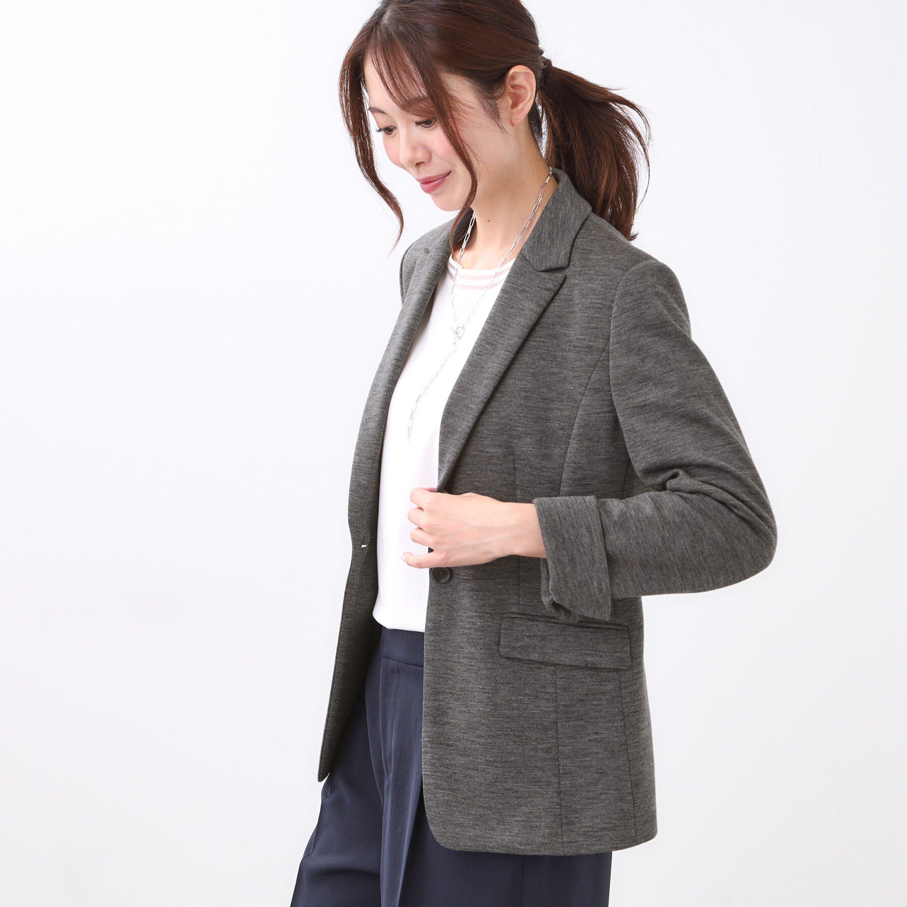 Reflect「【匠シリーズ／パンツスタイルにおすすめ◎／セットアップ可】匠ジャケット／ロングテーラード」|テーラードジャケット|