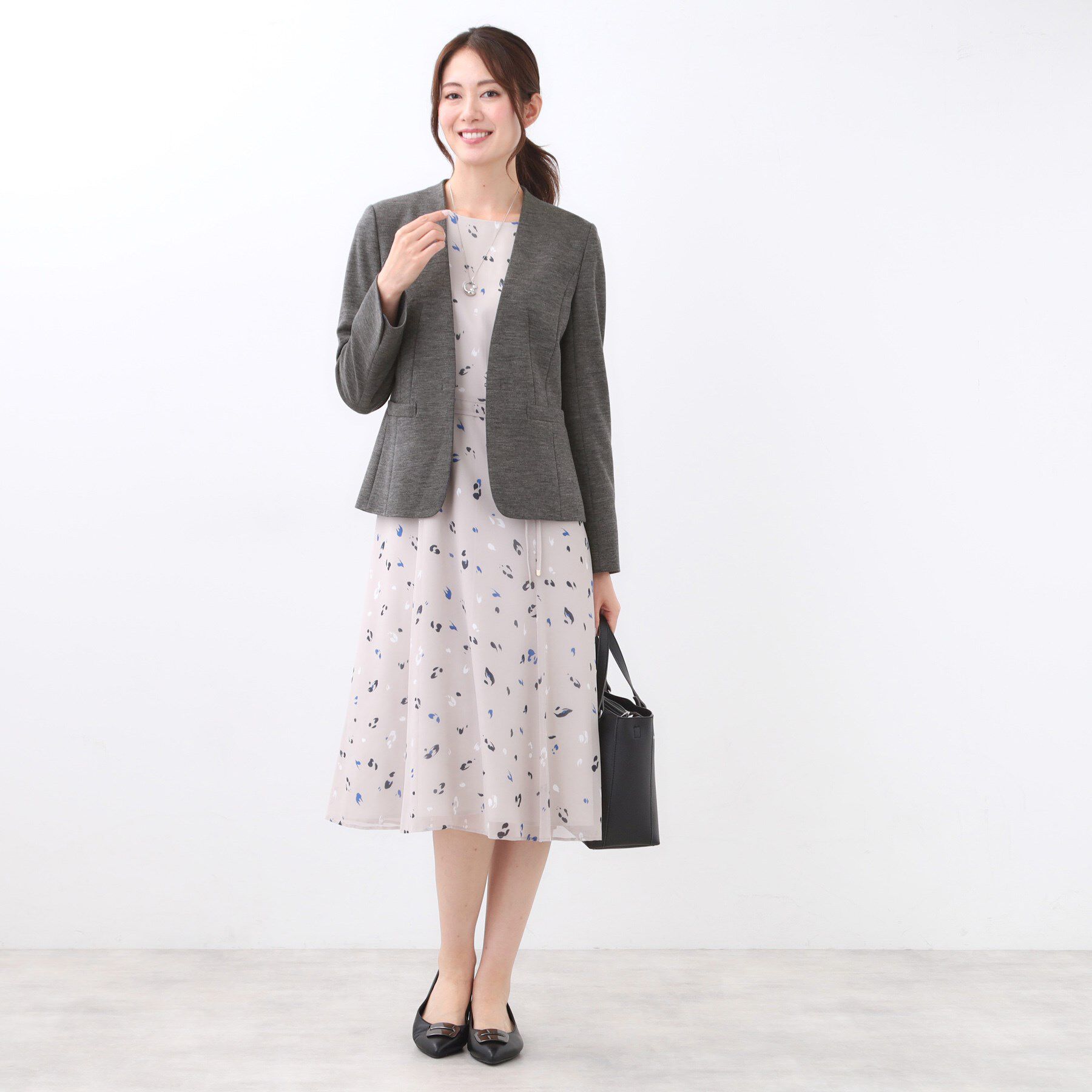 Reflect「【匠シリーズ／すっきり見え／セットアップ可】匠ジャケット／ノーカラー」|ノーカラージャケット|