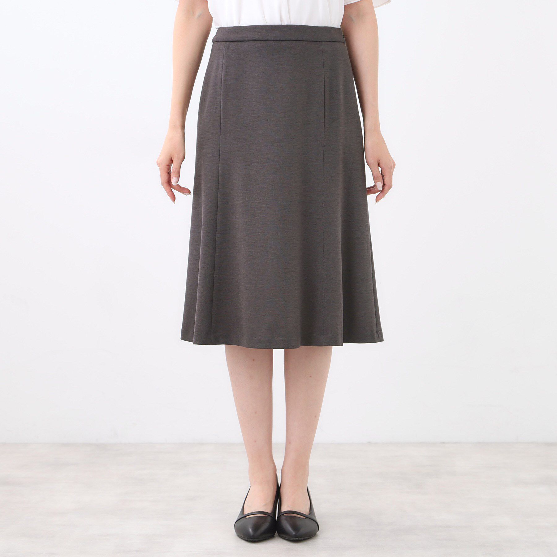 Reflect「【匠シリーズ／すっきり細見え／セットアップ可】ソフトフレアスカート」|スカート|