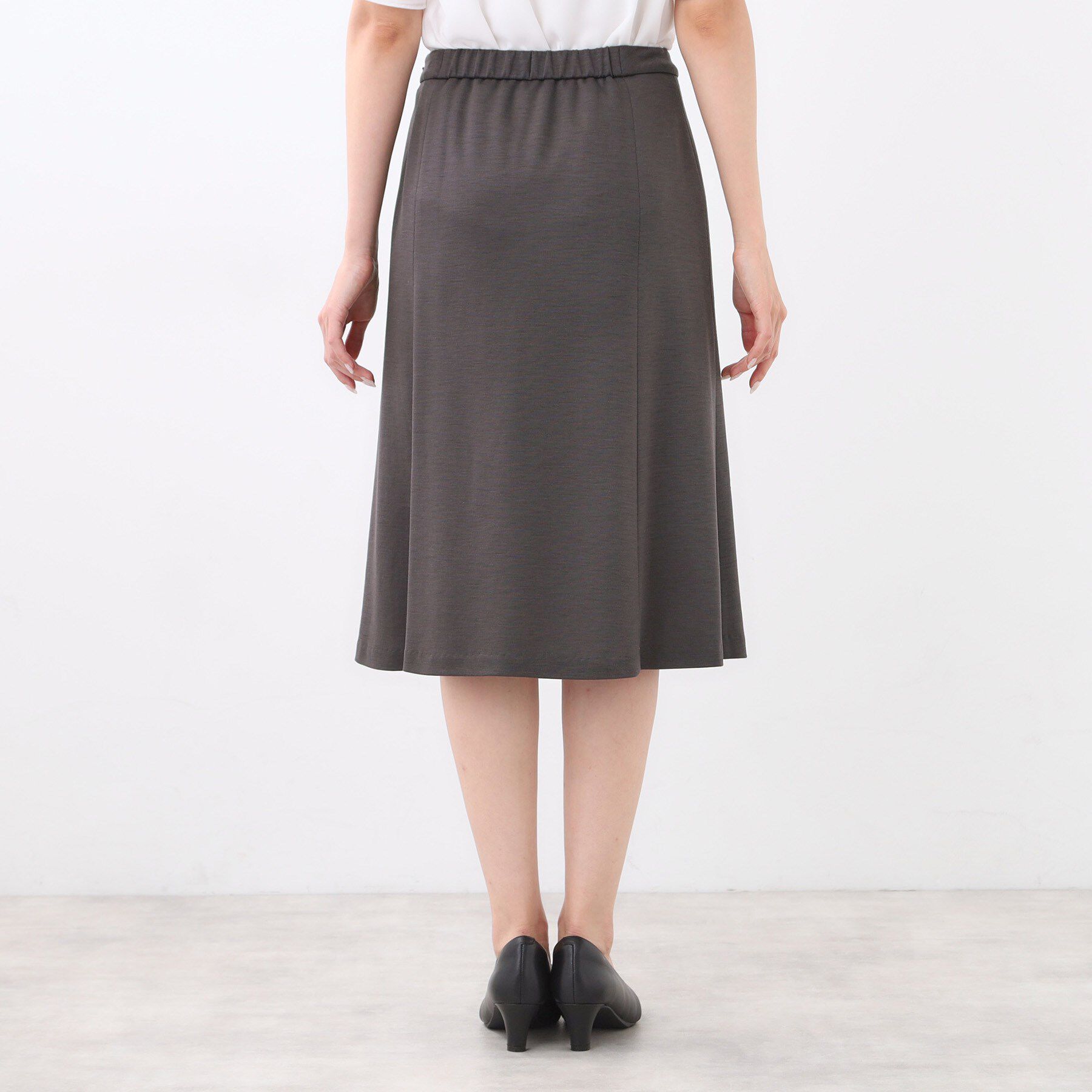 Reflect「【匠シリーズ／すっきり細見え／セットアップ可】ソフトフレアスカート」|スカート|