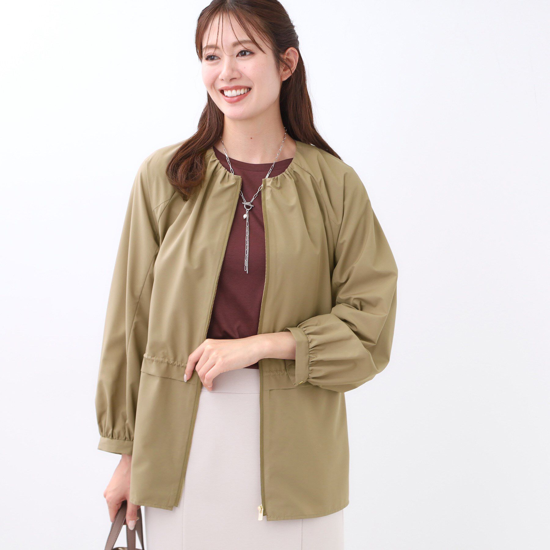 Reflect「【パンツにもスカートにも合わせやすい◎】ライティブルゾン」|ブルゾン・スタジャン|