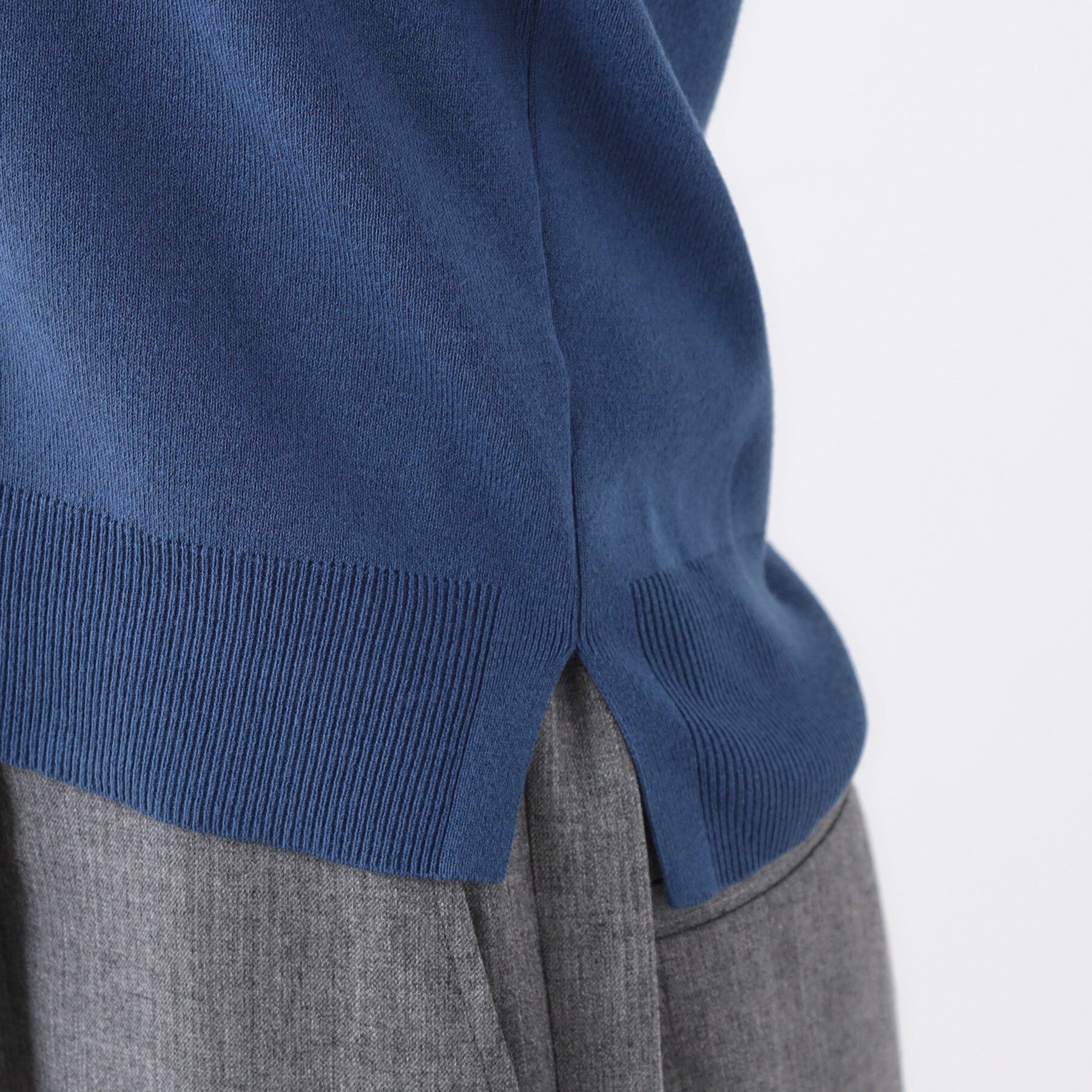 Reflect「【秋映え◎】Vネック&times;メッシュスリーブニット」|ニット・セーター|