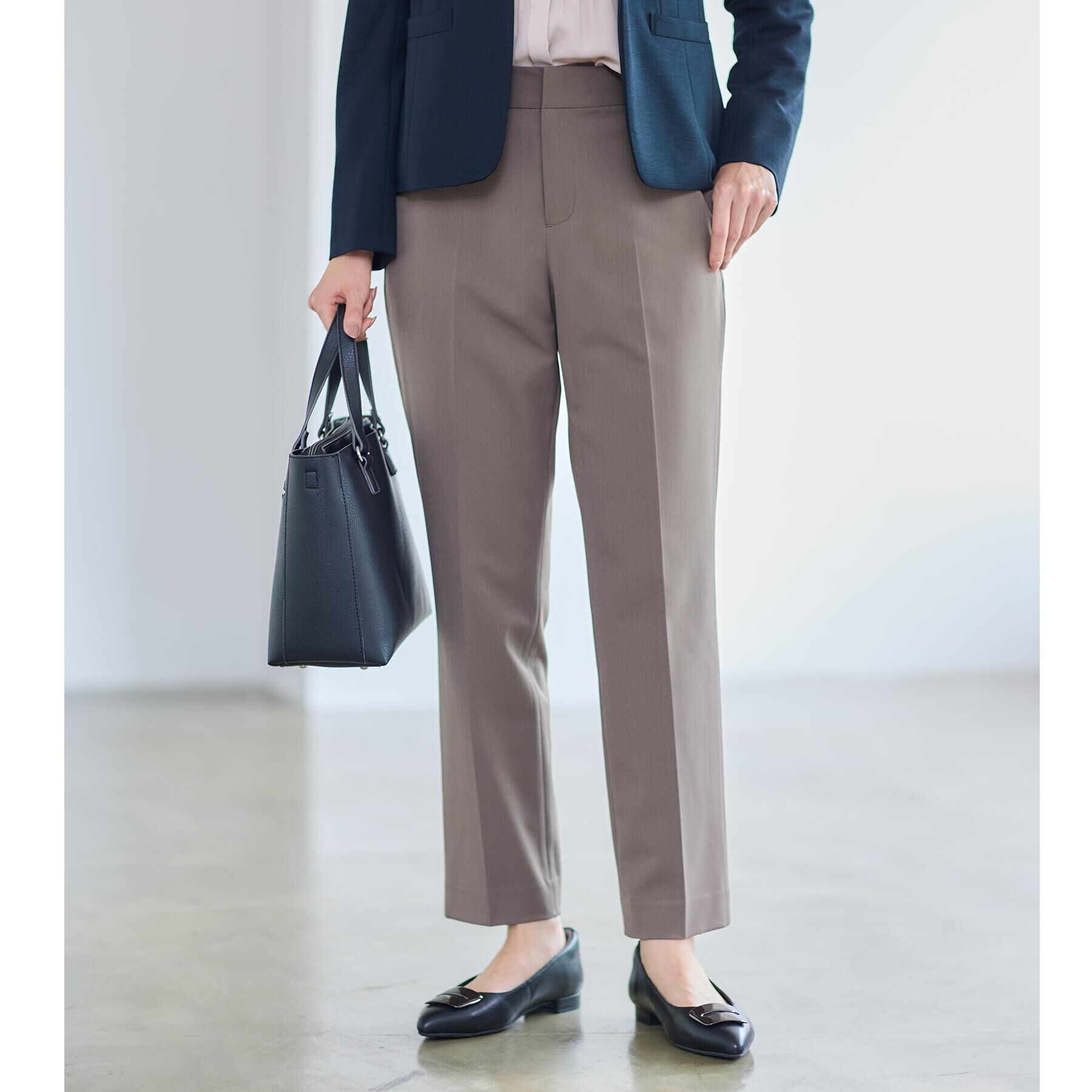 Reflect「【高身長さんに嬉しい長め丈追加！／私のパンツ／すっきり見え◎】テーパードパンツ」|その他|トープ(054)