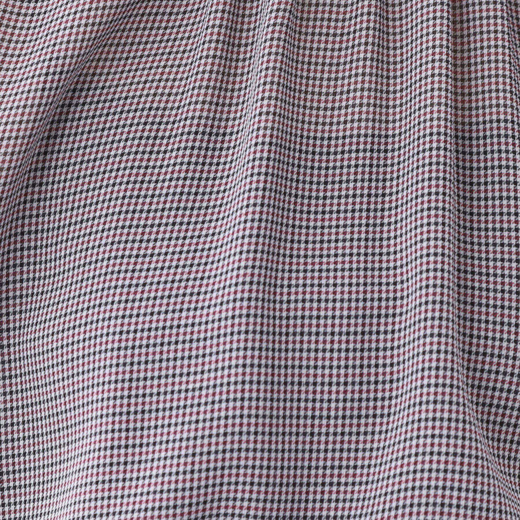 Reflect「【長め丈／ドライタッチ】ガンクラブチェック柄ブラウス」|シャツ・ブラウス|