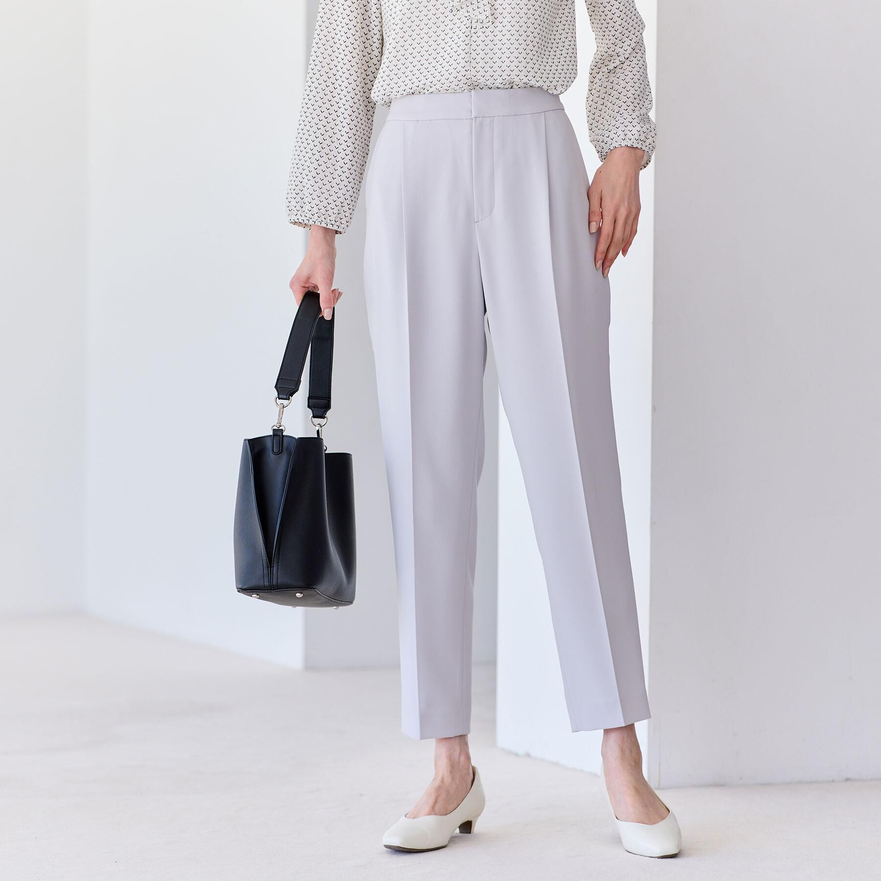 Reflect「【フォーマル／入卒／通勤／セットアップ可】テーパードパンツ」|その他|ライトグレー(011