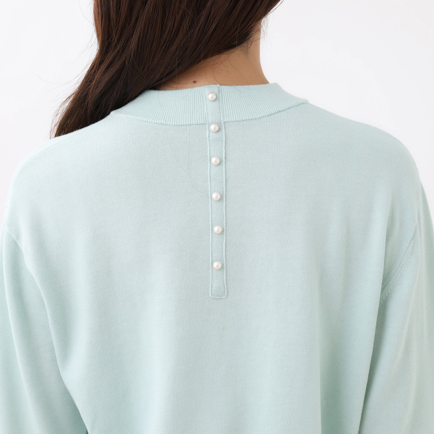 Reflect「【秋映え／重ね着風スタイルに◎】フリルプリーツスリーブニット」|ニット・セーター|