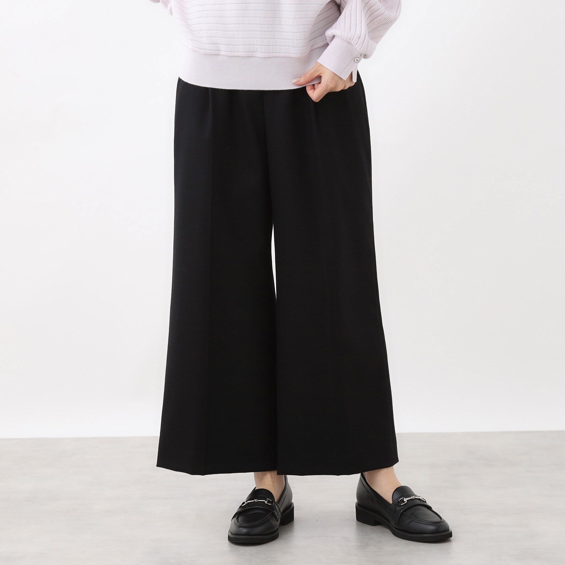 Reflect「【腰周りすっきり◎】ワイドクロップドパンツ」|その他|