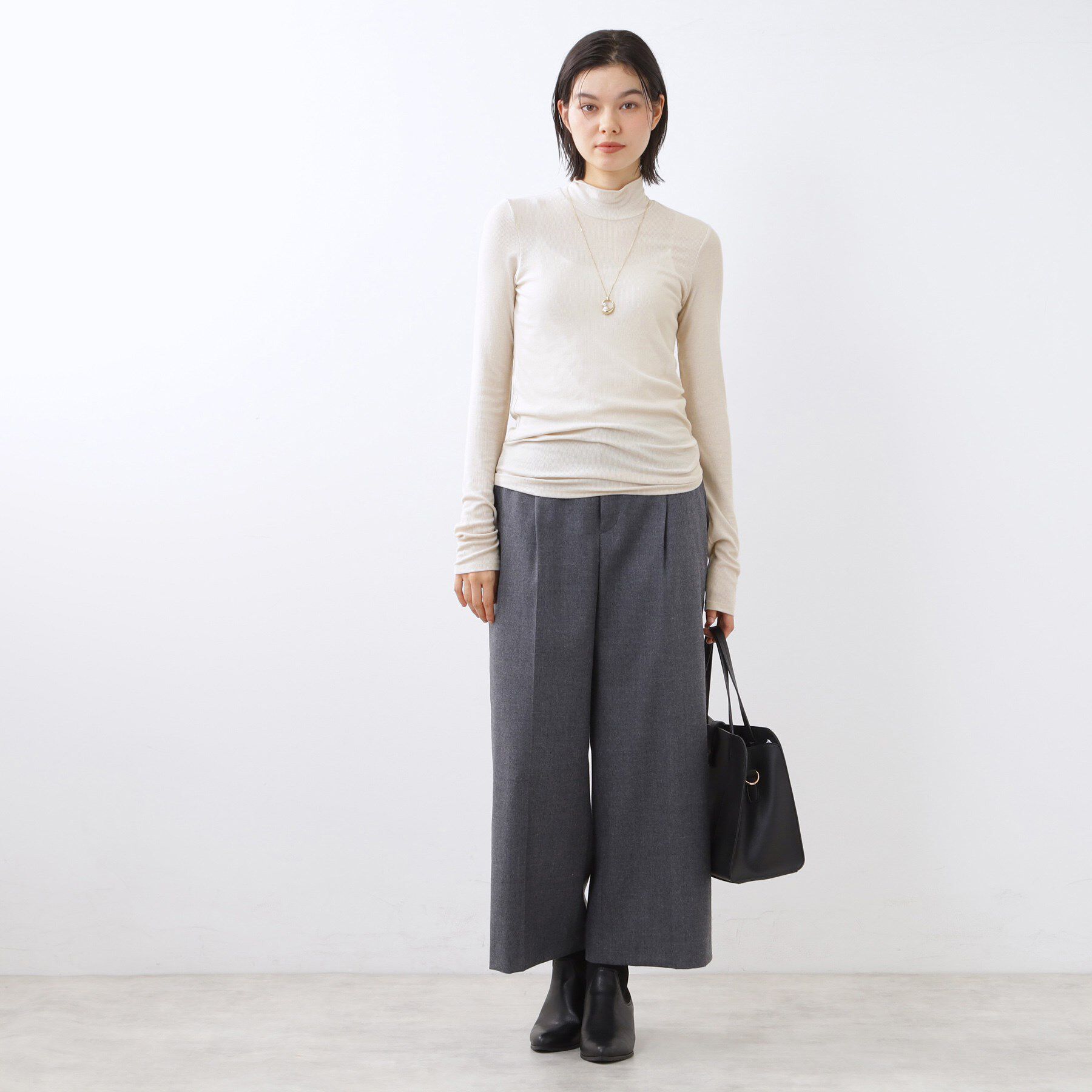 Reflect「【重ね着に大活躍◎／暖か保湿素材】プチタートルネックニット」|ニット・セーター|