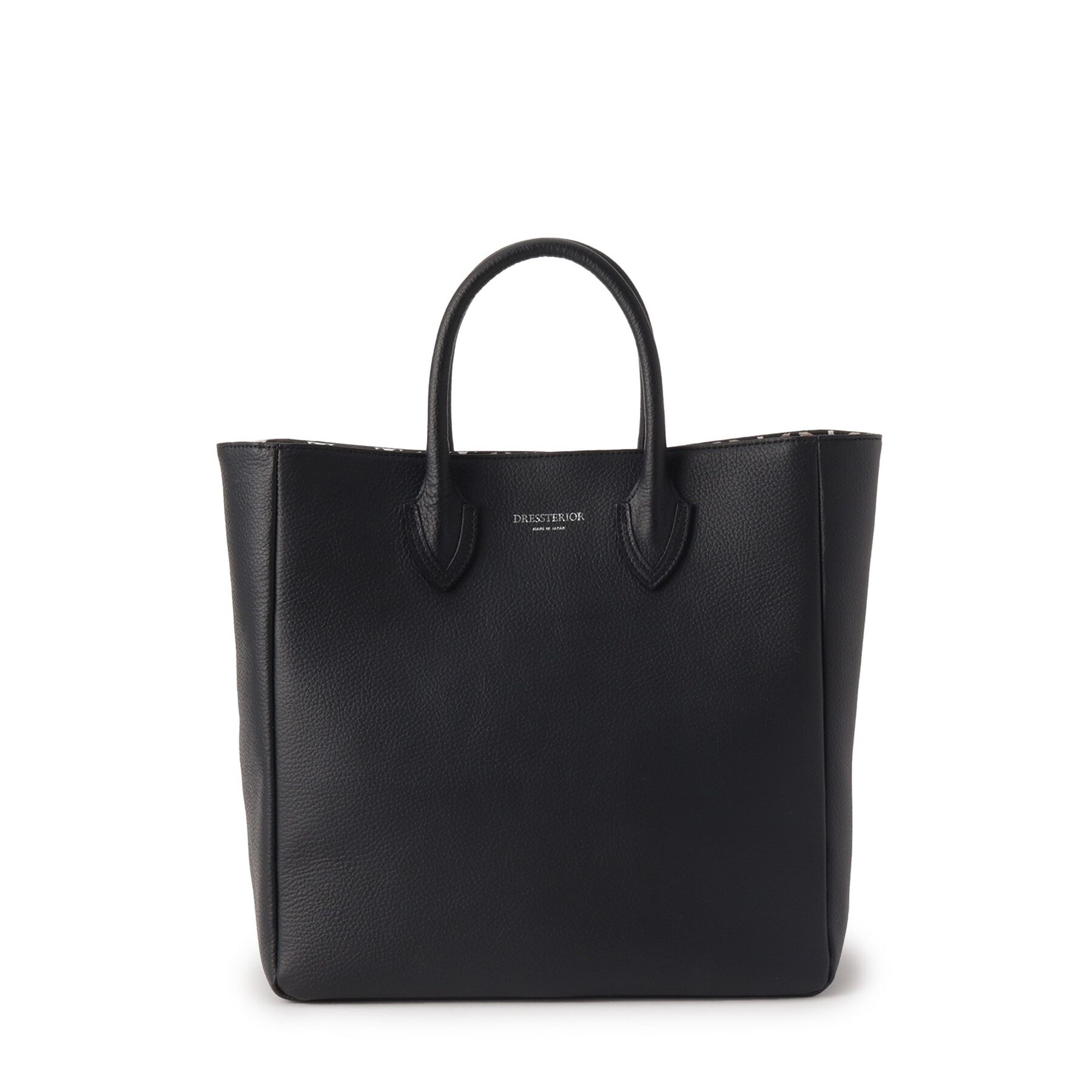 DRESSTERIOR「スクエアシュリンクレザー トートバッグ」|トートバッグ|