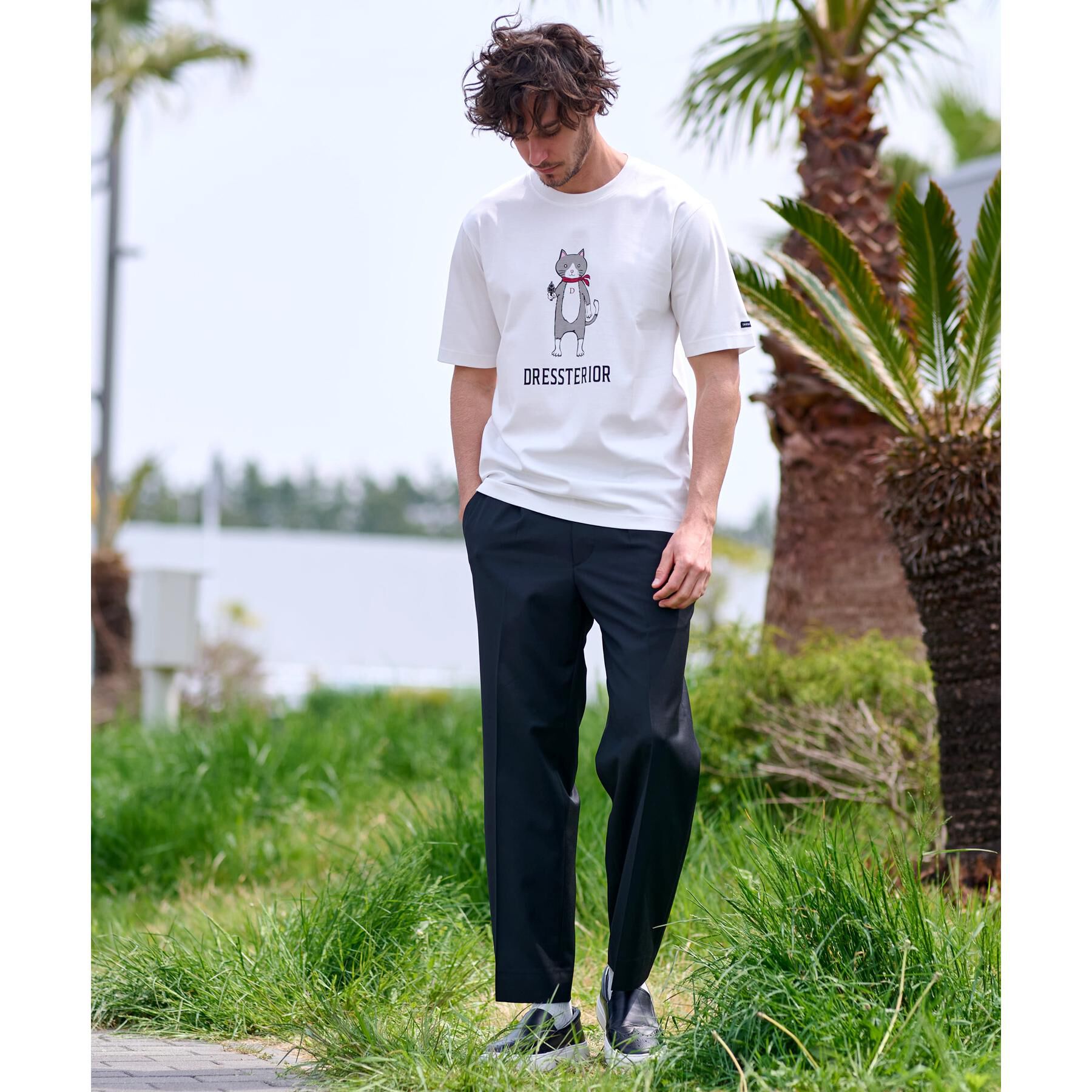 DRESSTERIOR「ウールブレンド イージーワイドパンツ」|その他|