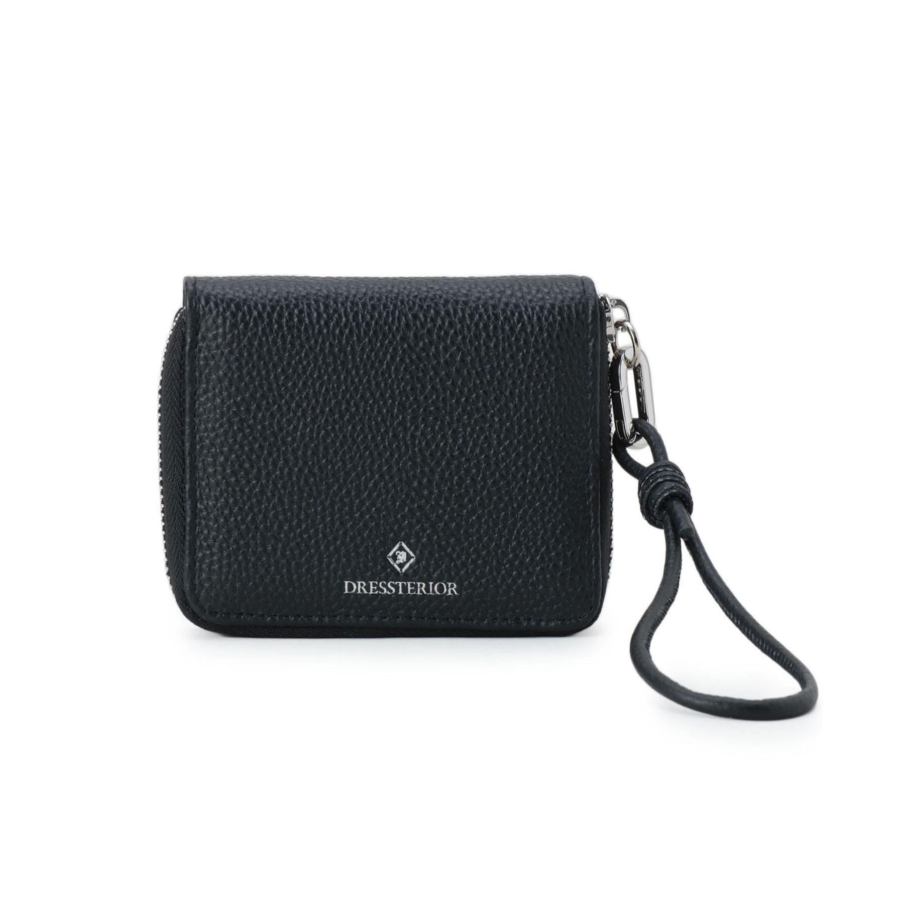 DRESSTERIOR「【本革】リアルレザー ハンドストラップ ミニウォレット」|財布|