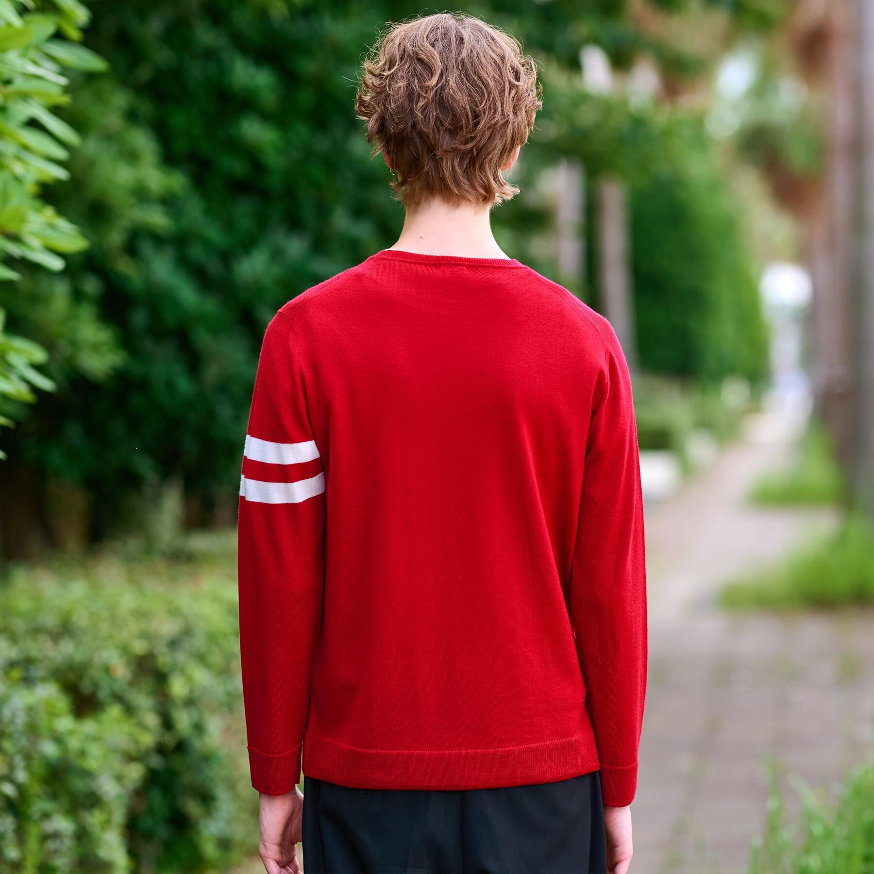 DRESSTERIOR「ウォッシャブルファインメリノ クルーネックニット」|ニット・セーター|