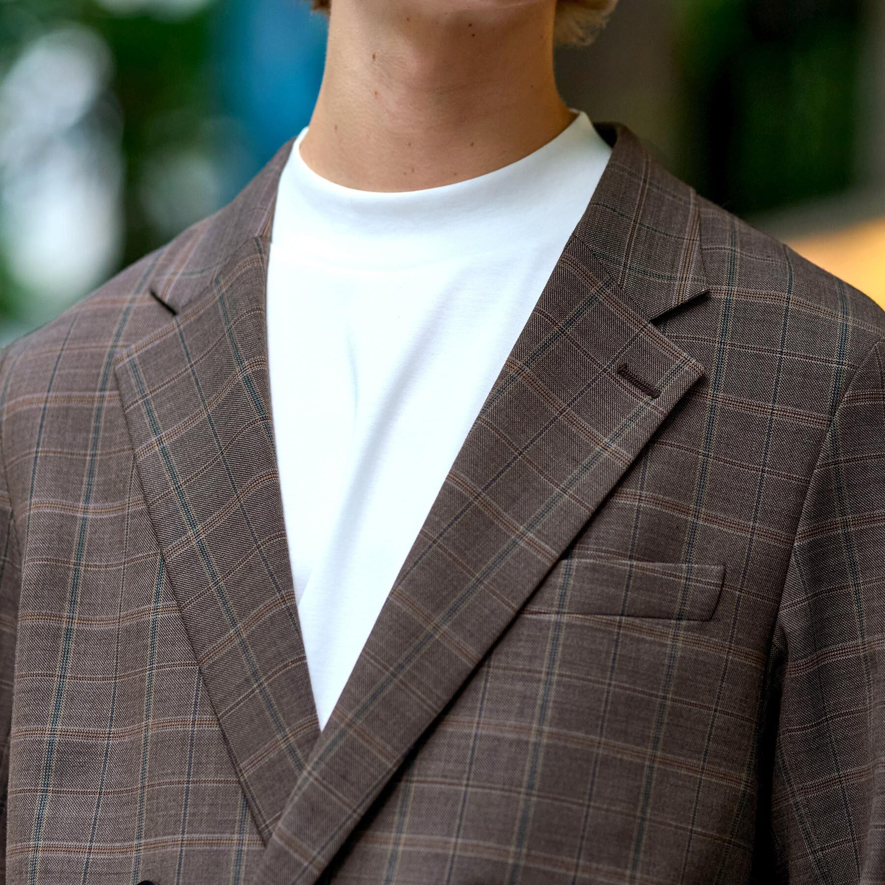 DRESSTERIOR「【セットアップ可】2WAYストレッチ コンフォータブルチェックジャケット」|テーラードジャケット|