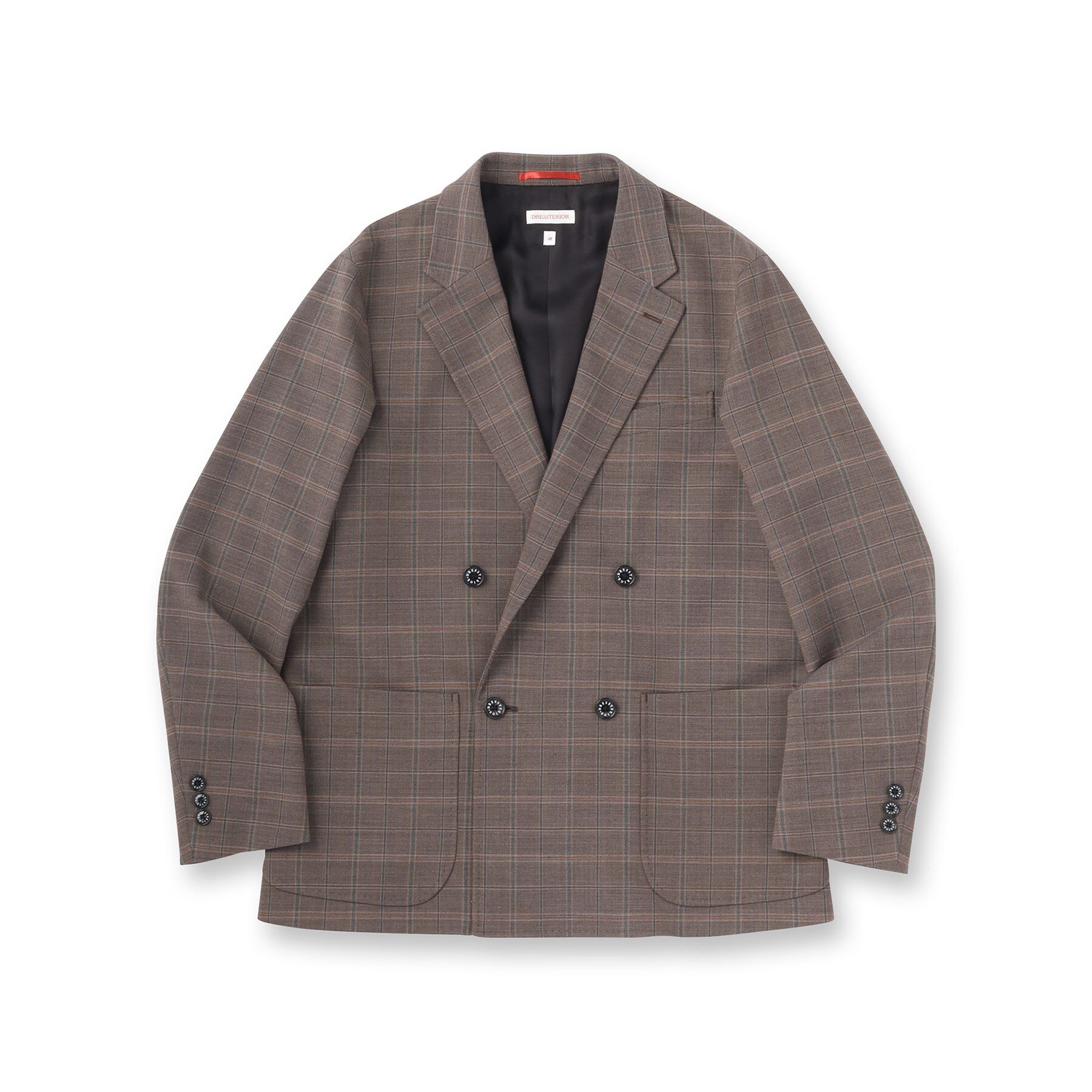 DRESSTERIOR「【セットアップ可】2WAYストレッチ コンフォータブルチェックジャケット」|テーラードジャケット|