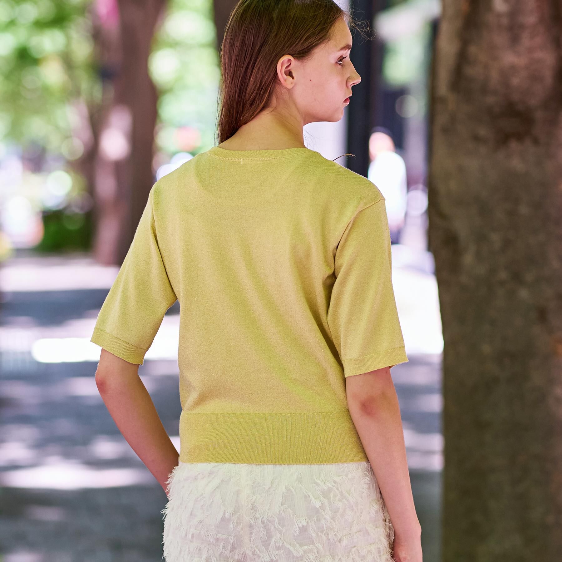 DRESSTERIOR「【洗える/きれいめ】ラメニットプルオーバー」|ニット・セーター|