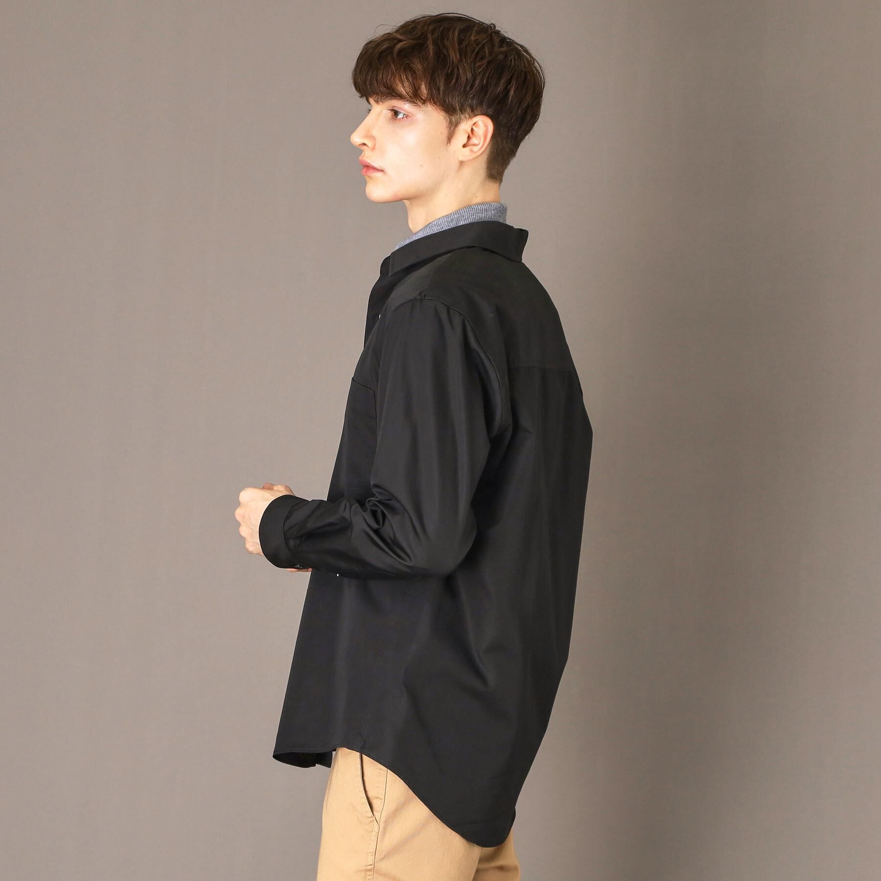 DRESSTERIOR「コットングログランシャツ」|シャツ・ブラウス|