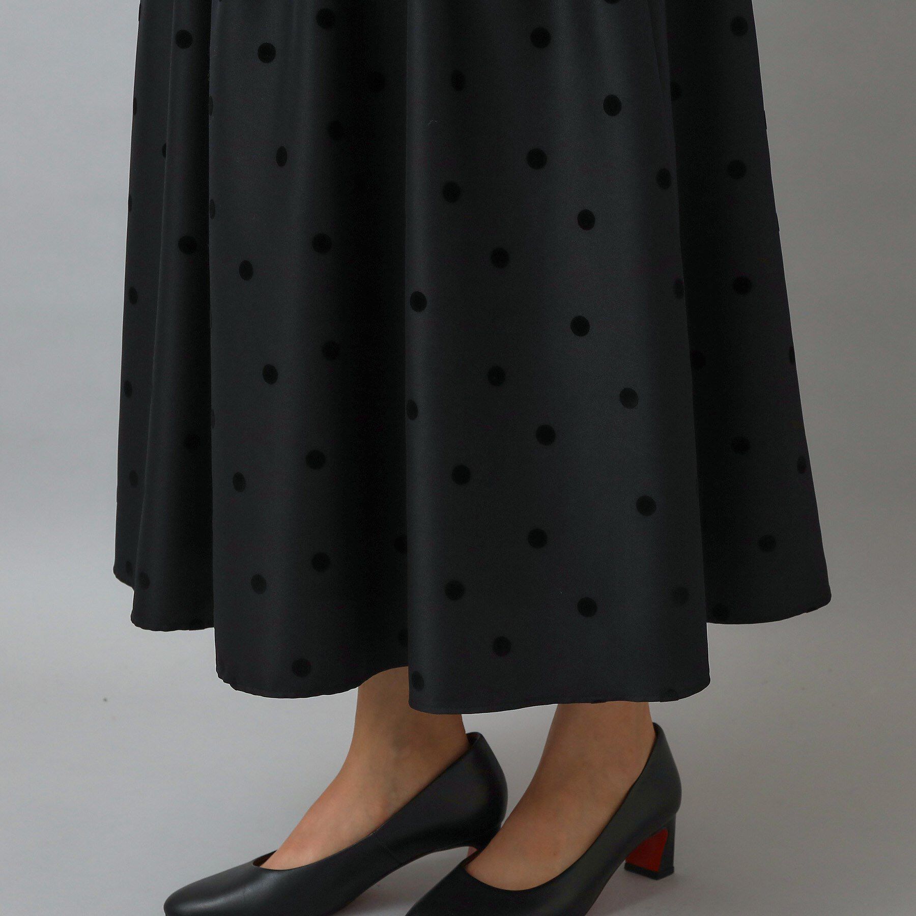 DRESSTERIOR「【CLASSY.掲載】フロッキードットスカート」|スカート|