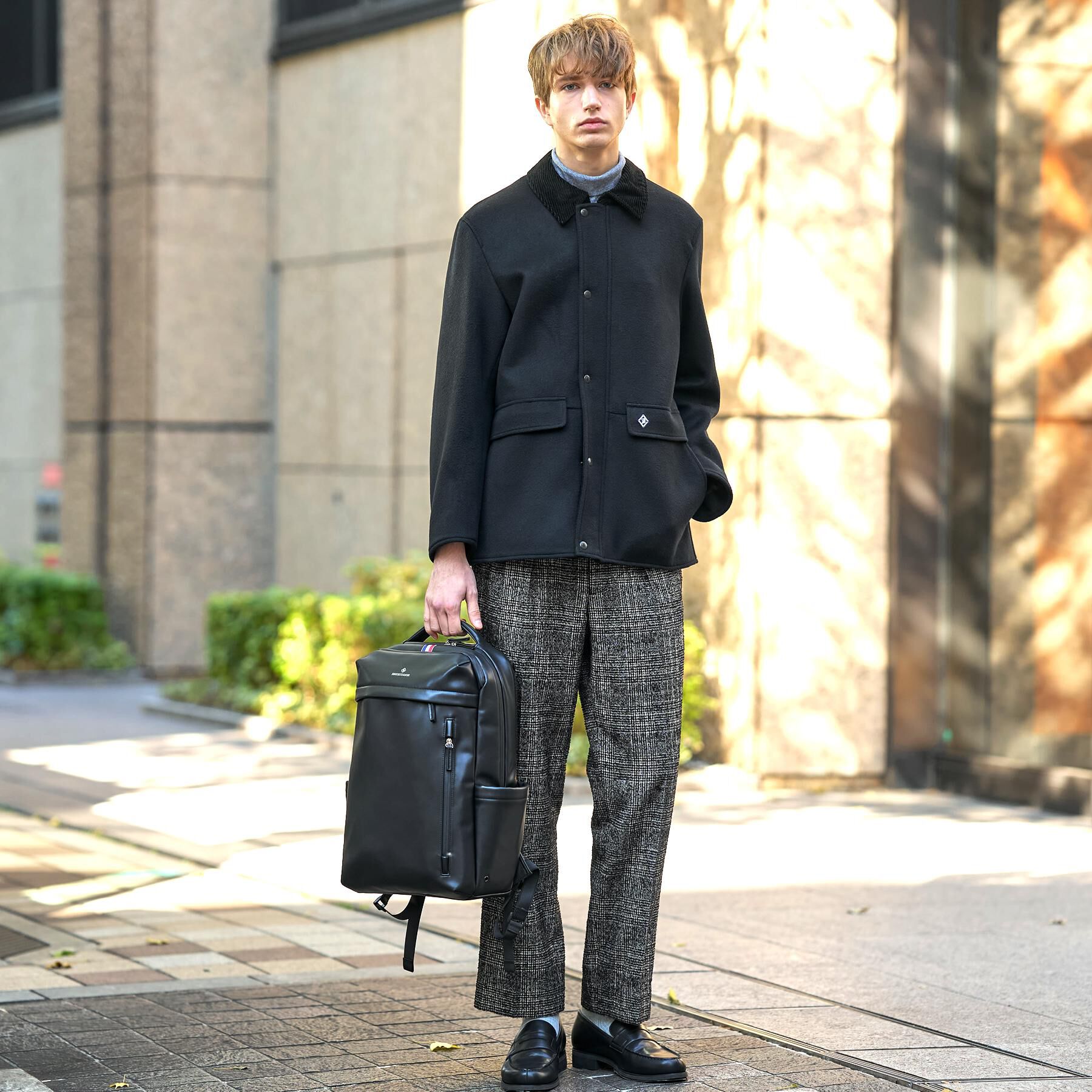 DRESSTERIOR「ウールハンティングジャケット」|ブルゾン・スタジャン|