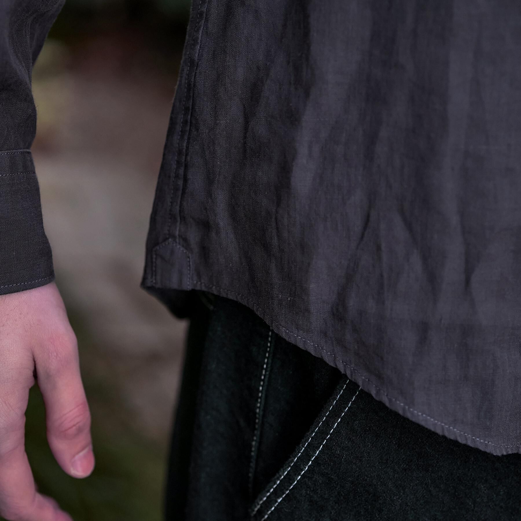 DRESSTERIOR「【Safari5月号掲載】ガーメンドダイ ピュアリネンシャツ」|シャツ・ブラウス|