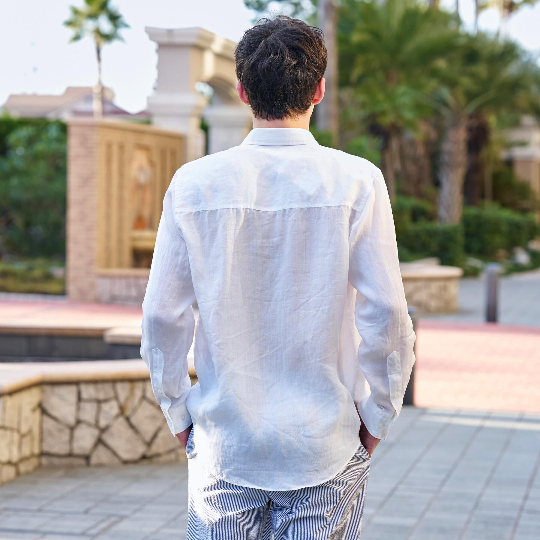 DRESSTERIOR「【Safari5月号掲載】ガーメンドダイ ピュアリネンシャツ」|シャツ・ブラウス|