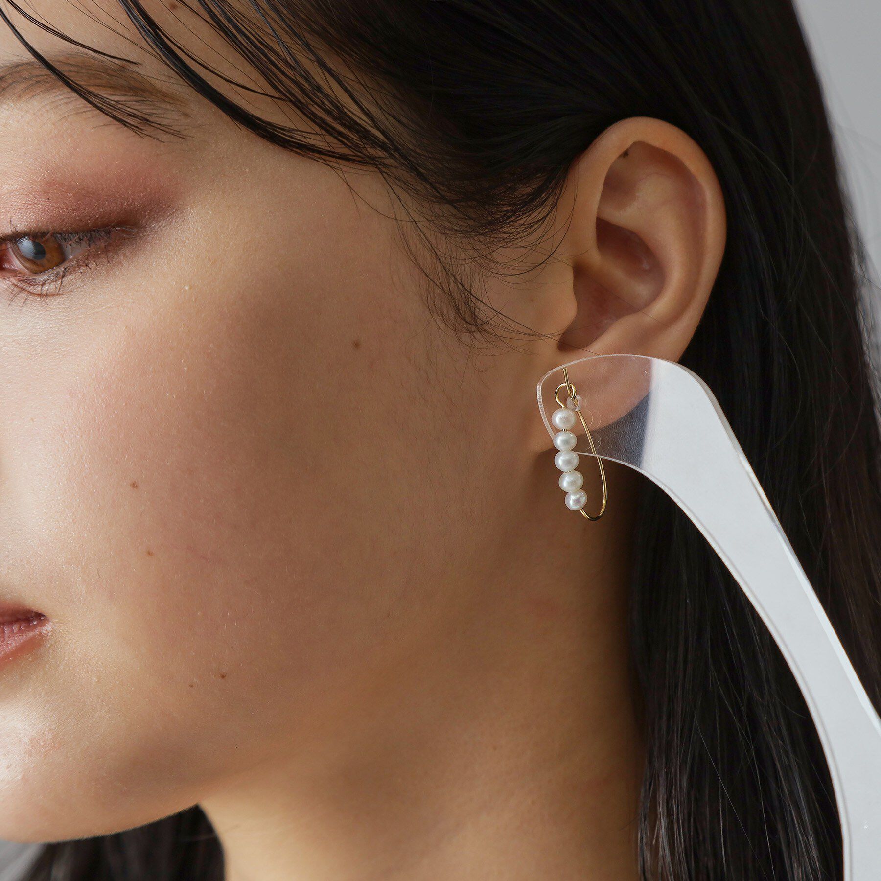 DRESSTERIOR「パールフープピアス」|ピアス|