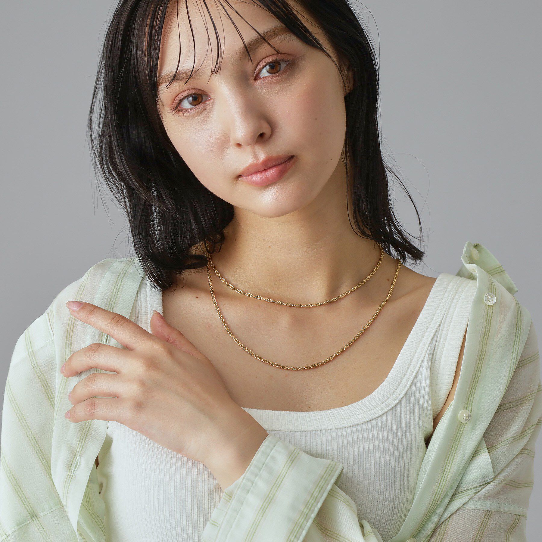 DRESSTERIOR「ヴィンテージハートラリエット」|ネックレス|