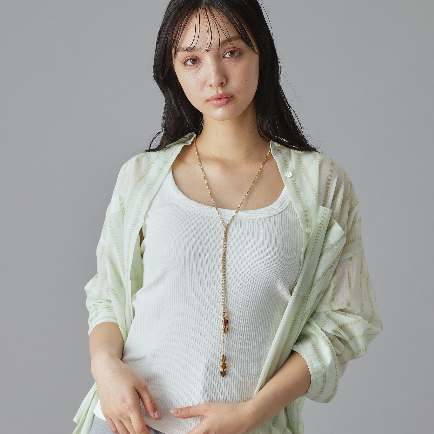 DRESSTERIOR「ヴィンテージハートラリエット」|ネックレス|