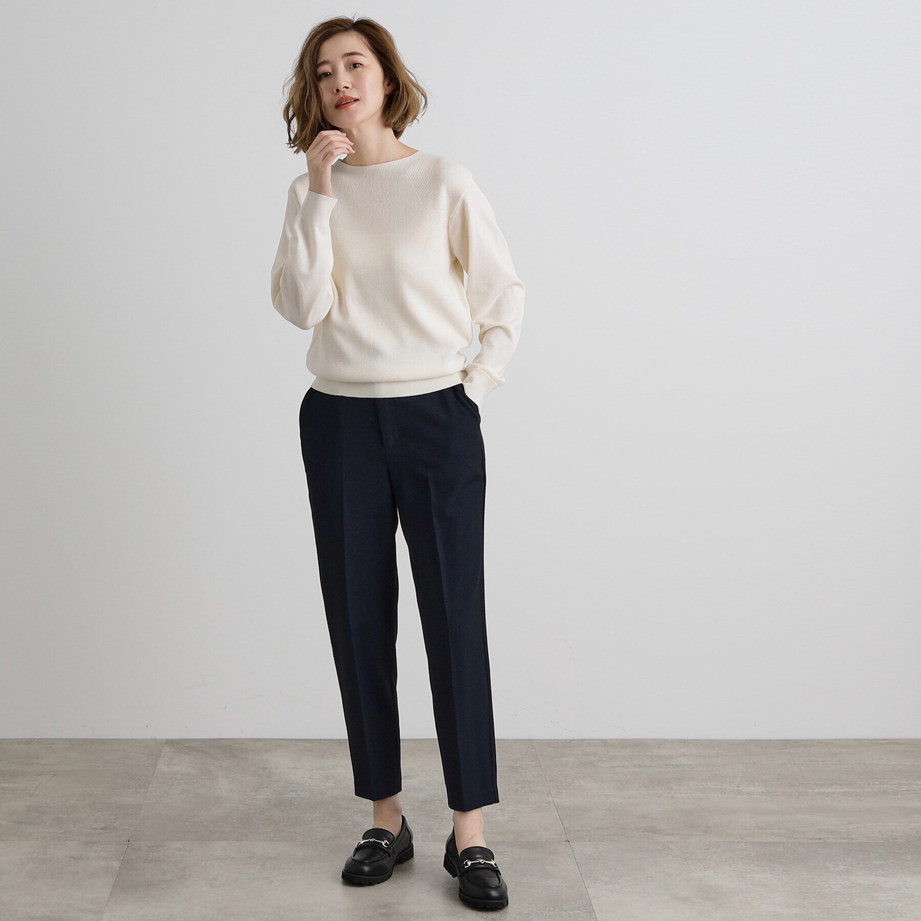 grove「【洗える】毛玉軽減ニットプルオーバー」|ニット・セーター|