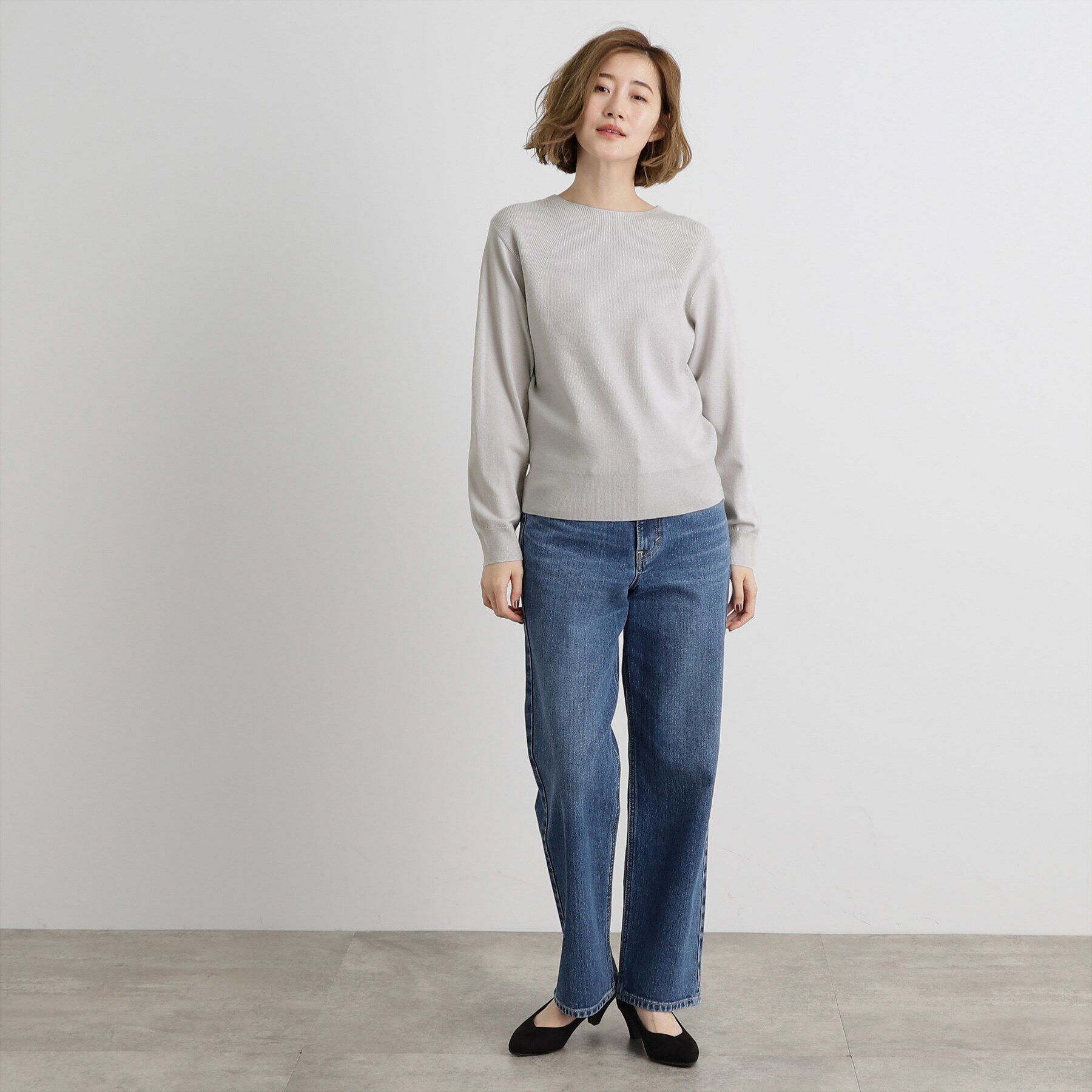 grove「【洗える】毛玉軽減ニットプルオーバー」|ニット・セーター|